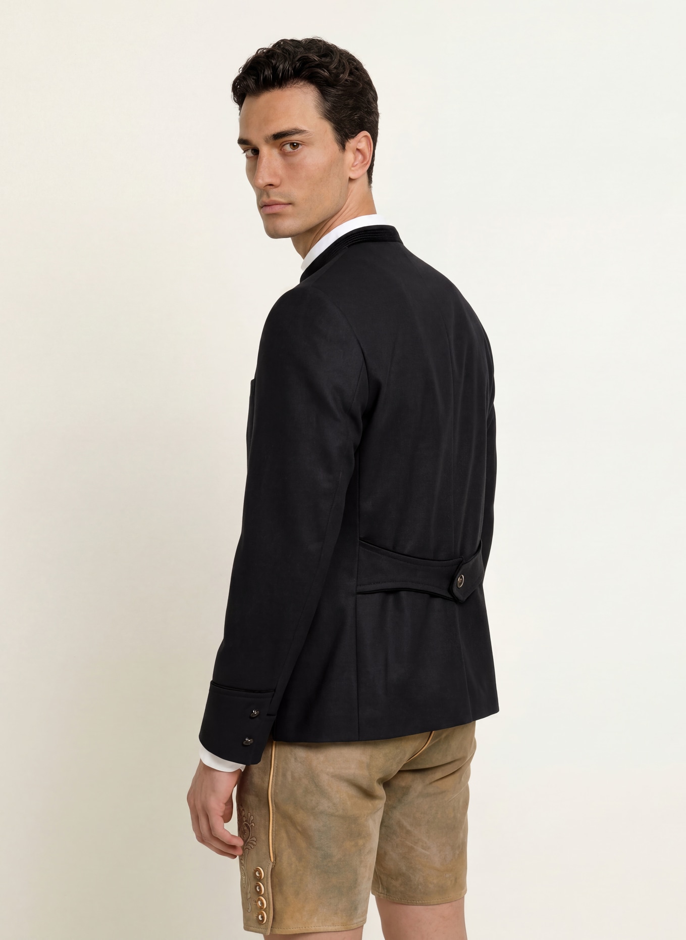 Gottseidank Traditional jacket HELMUT: BLACK