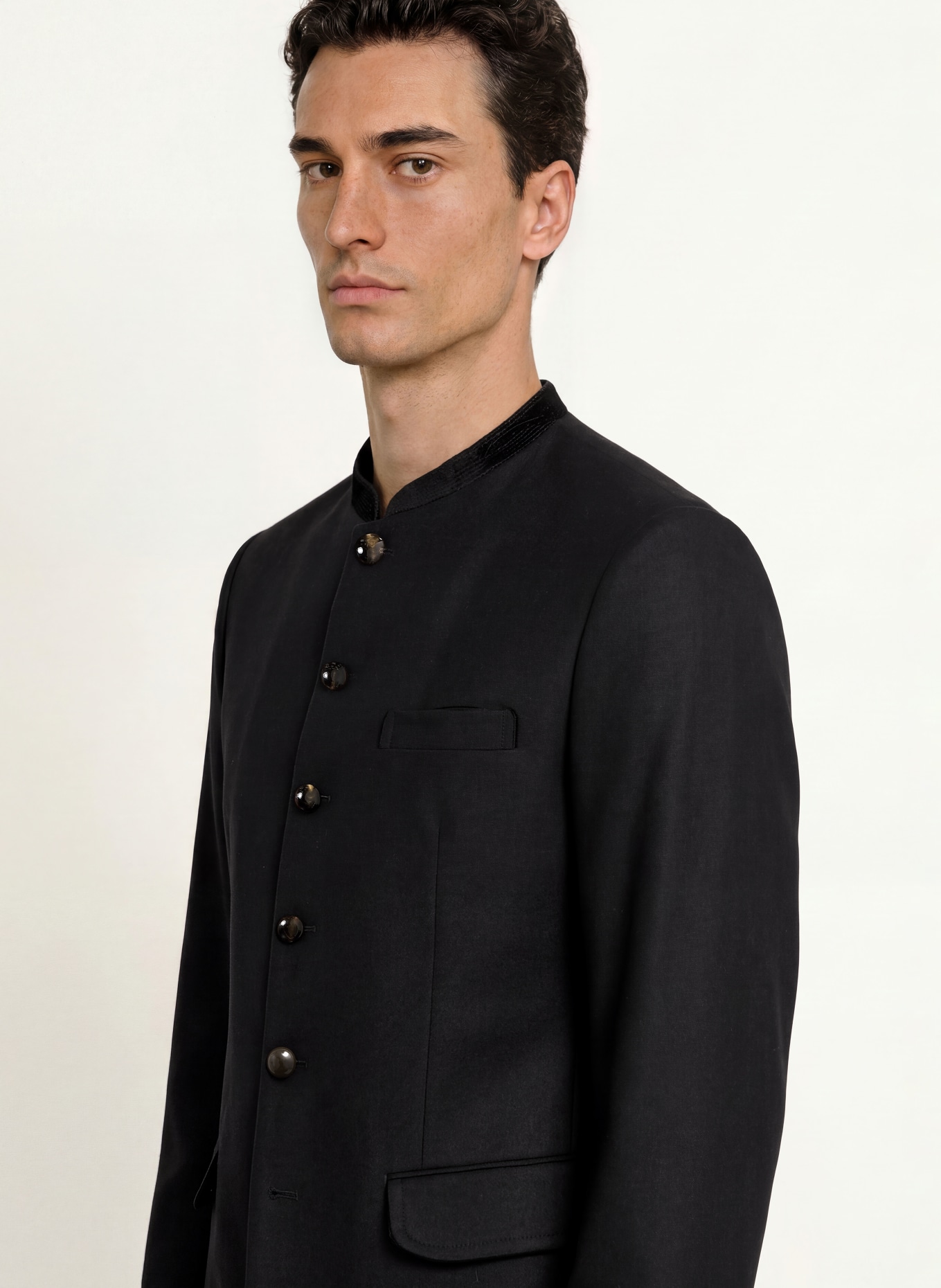 Gottseidank Traditional jacket HELMUT: BLACK