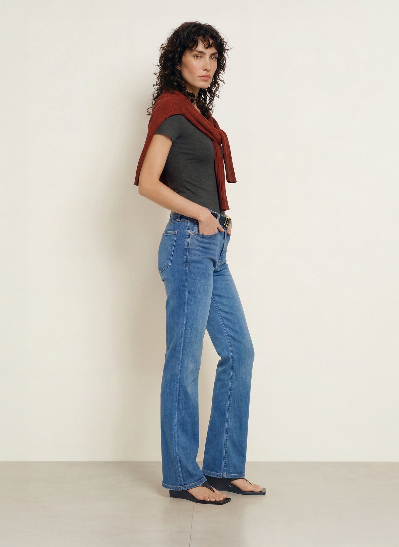 GOOD AMERICAN Straight jeans: 1243 Indigo