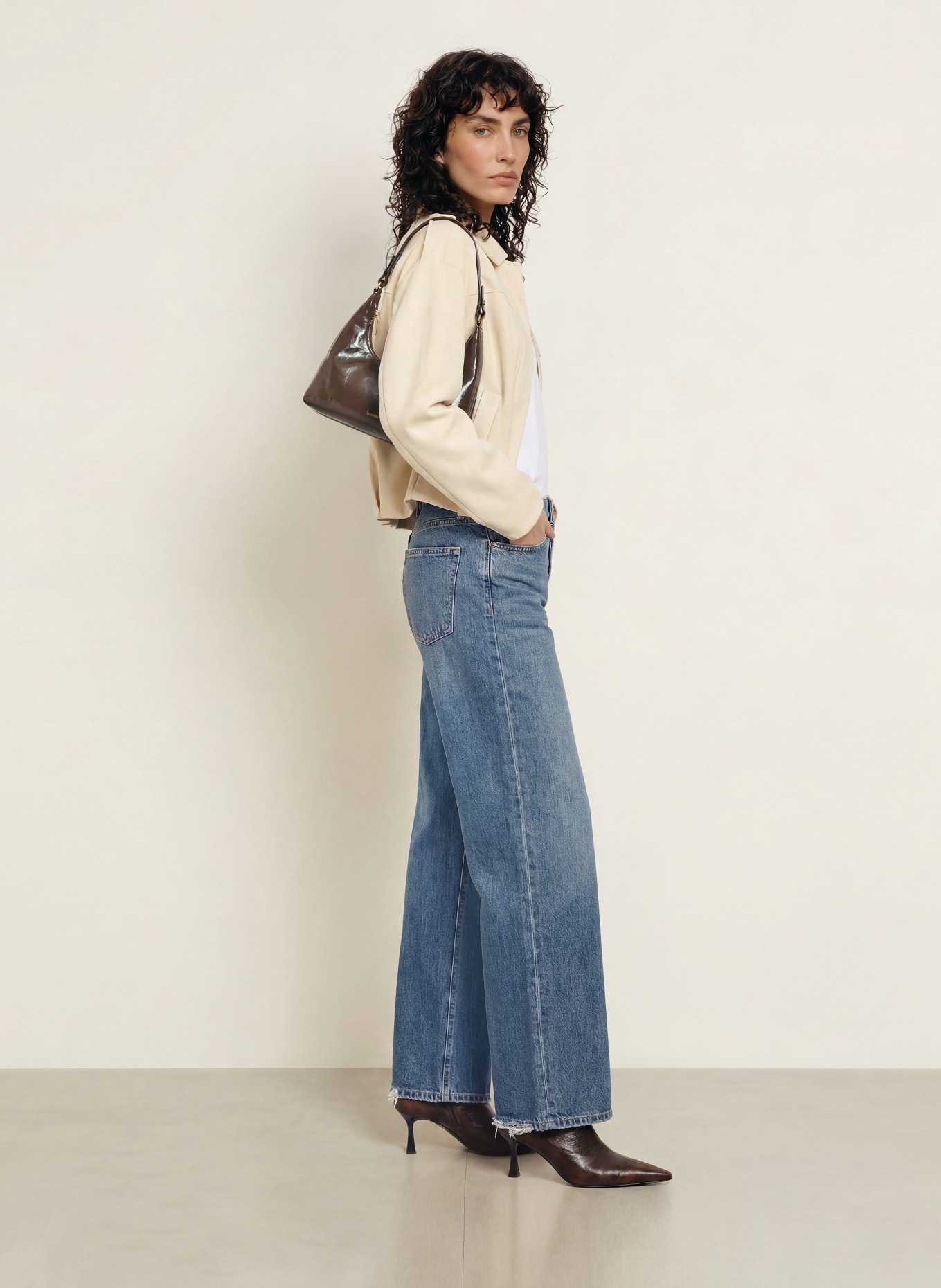 GOOD AMERICAN Jean wide leg: 1237 Indigo