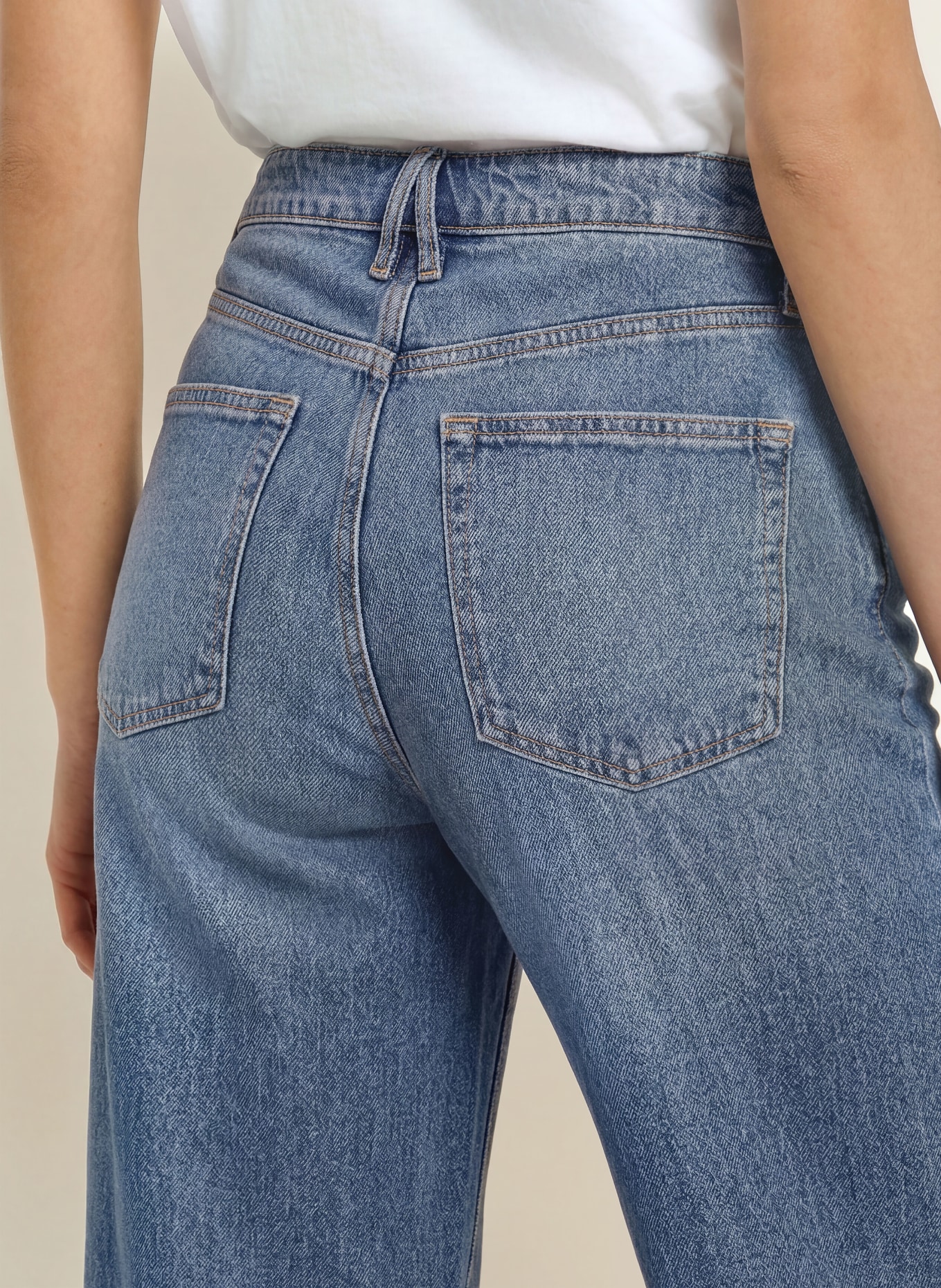 GOOD AMERICAN Jean wide leg: 1237 Indigo