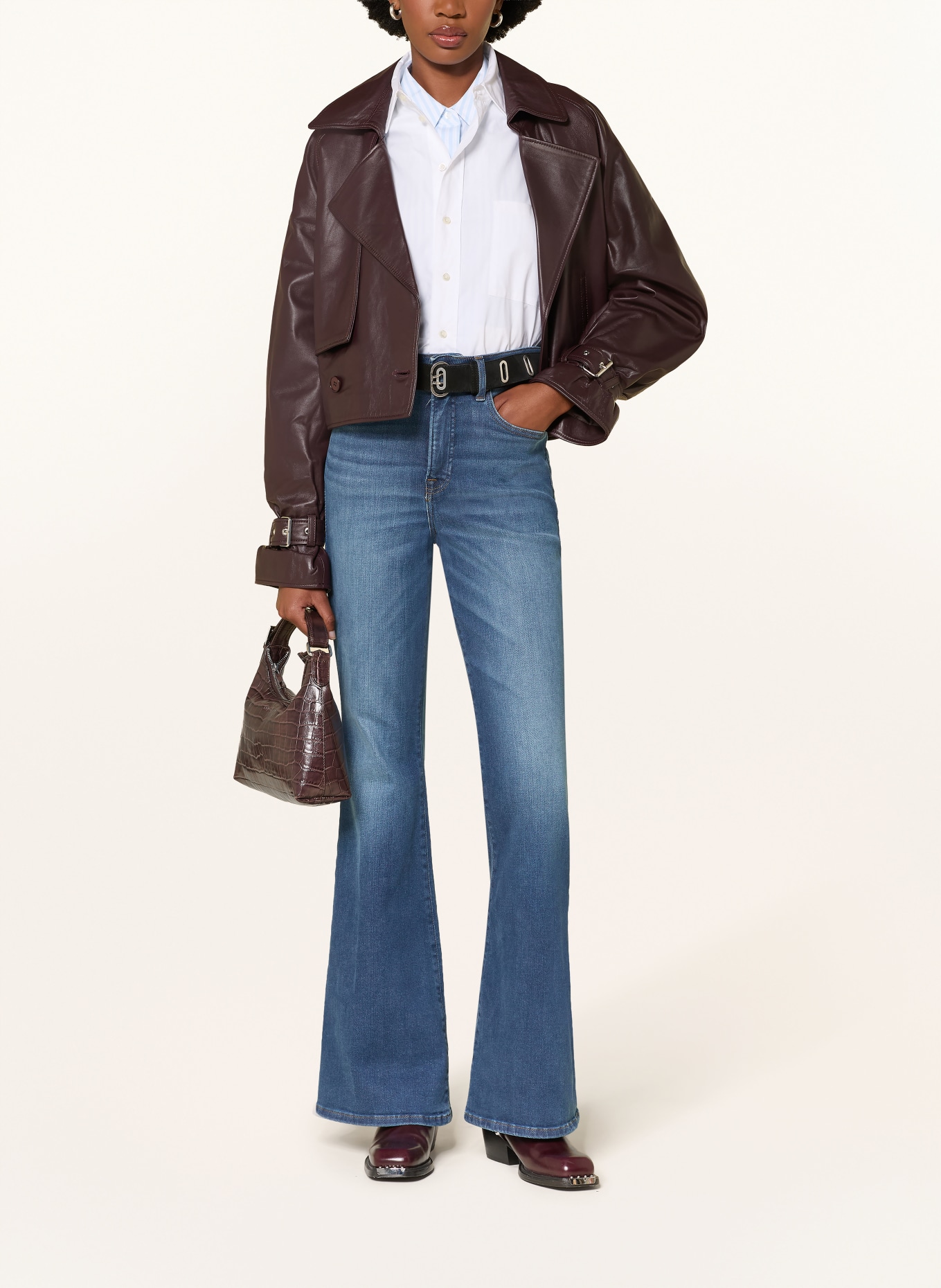 GOOD AMERICAN Jean flare: 1233 Indigo