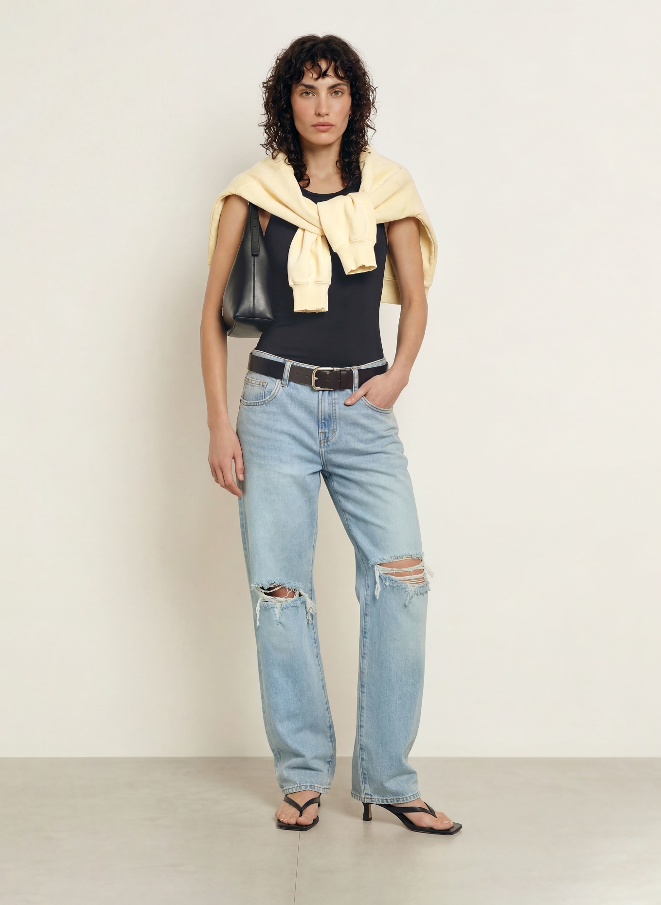 GOOD AMERICAN Distressed jeans: 1249 Indigo