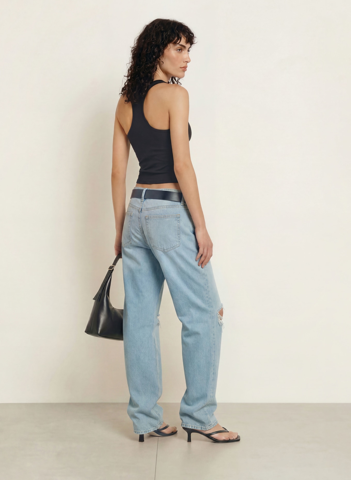 GOOD AMERICAN Distressed jeans: 1249 Indigo
