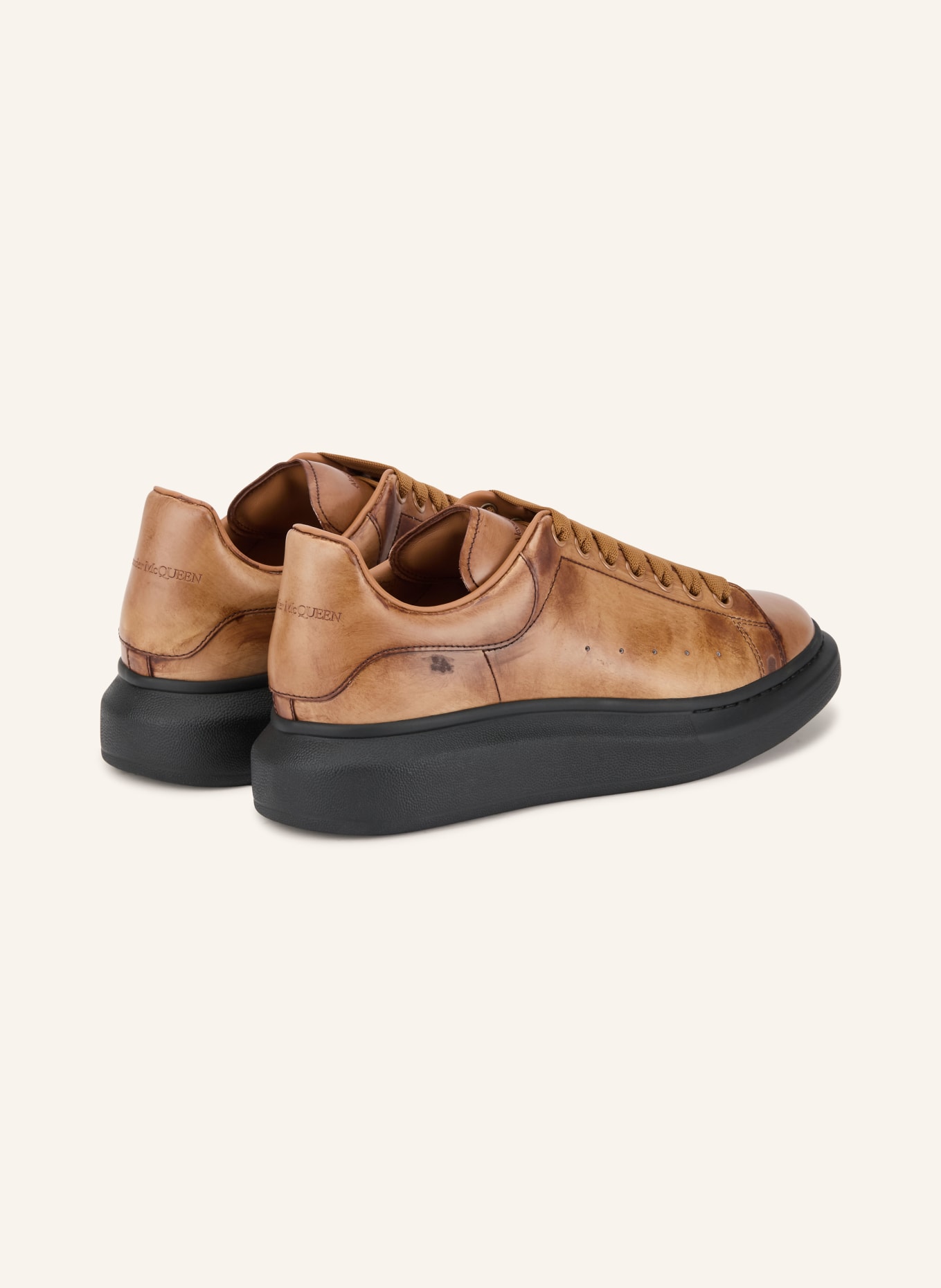 McQUEEN Sneakers: COGNAC / BROWN