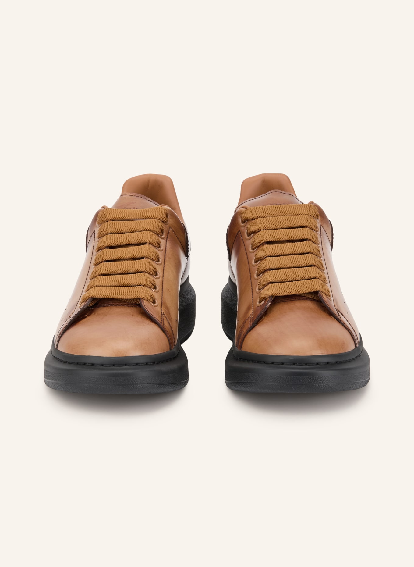 McQUEEN Sneakers: COGNAC / BROWN