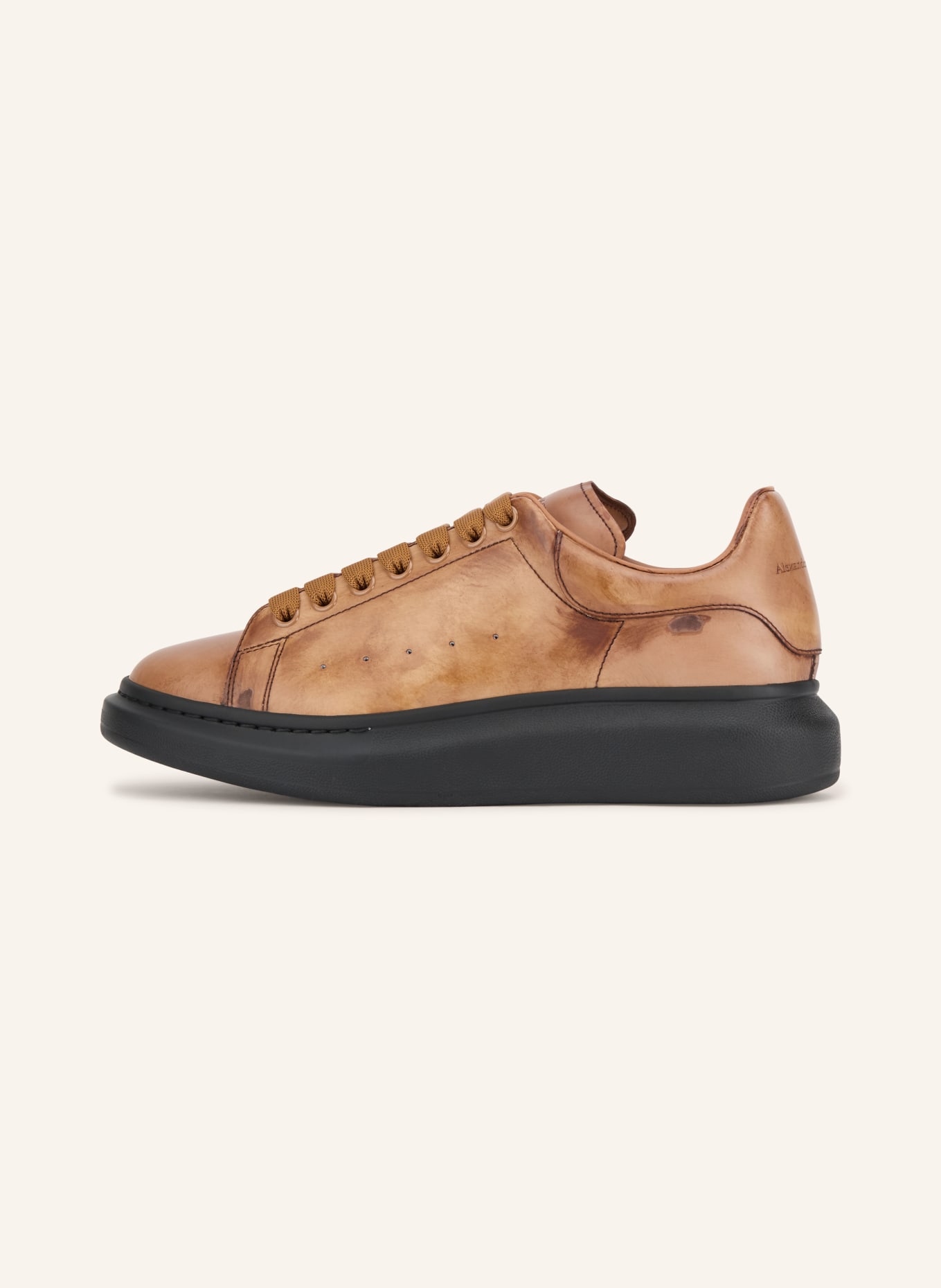 McQUEEN Sneakers: COGNAC / BROWN