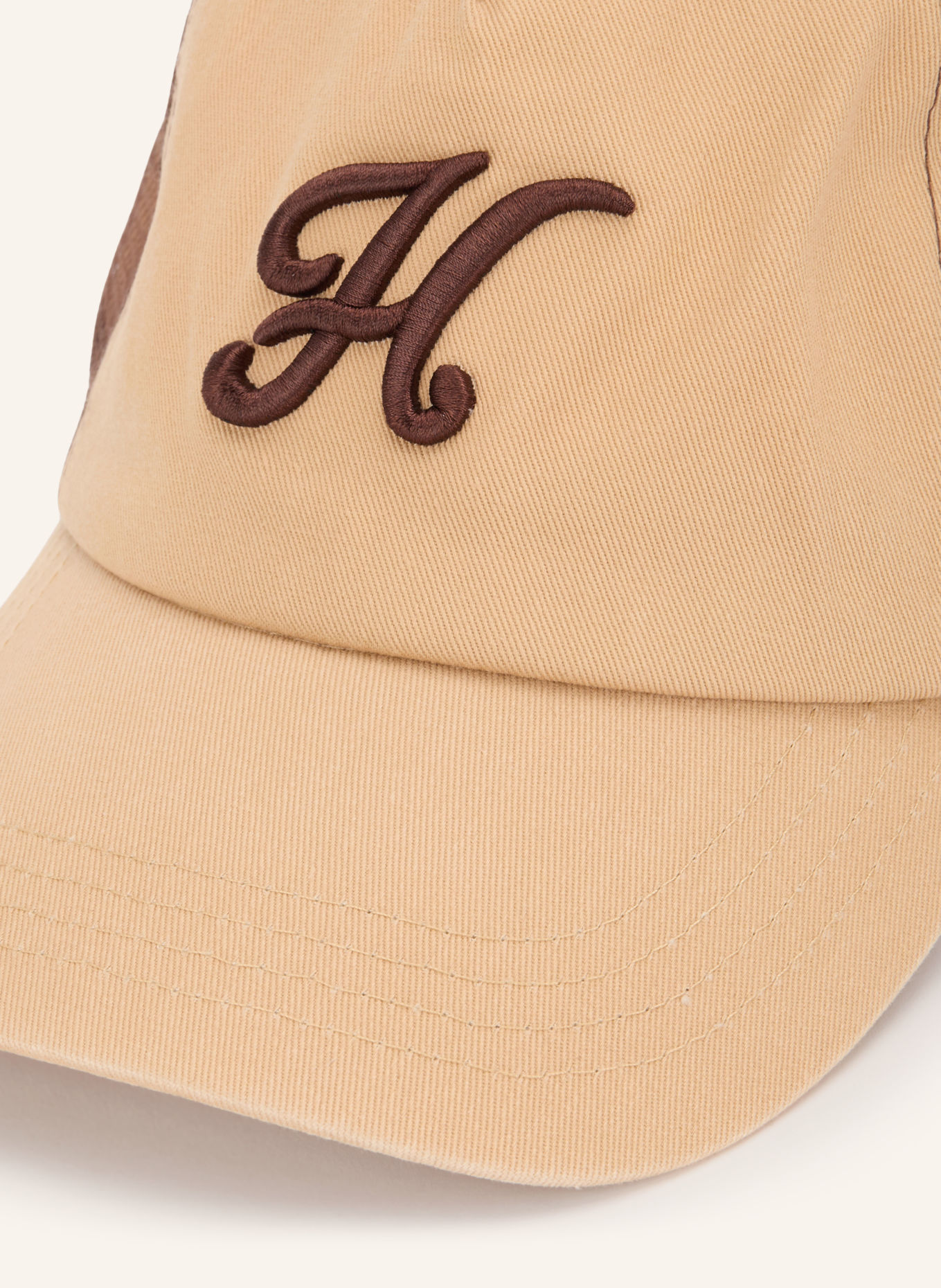 Hatline LAB Cap HERITAGE LOGO: BÉŽOVÁ / HNĚDÁ