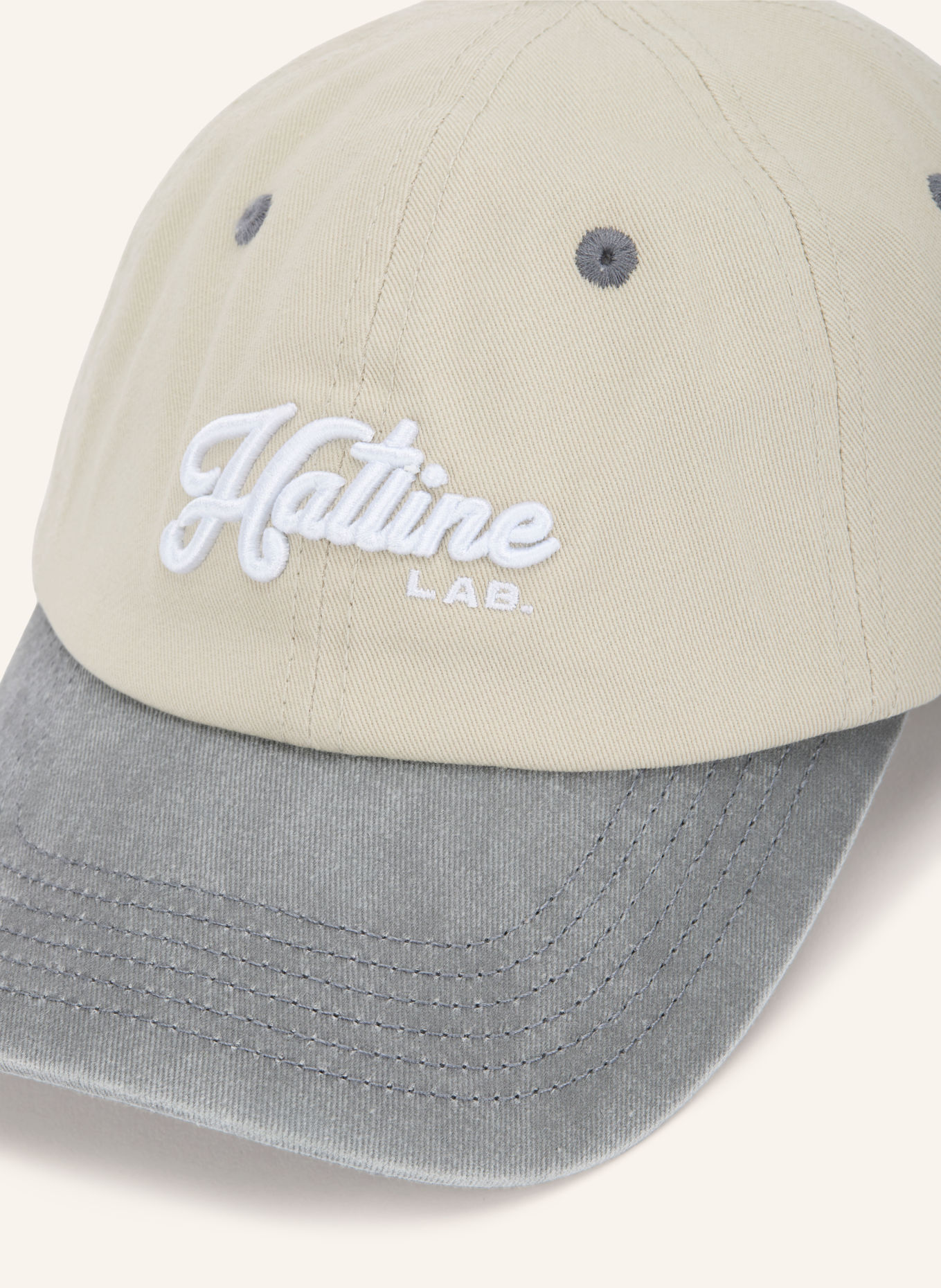 Hatline LAB Cap: BEIGE / TAUPE