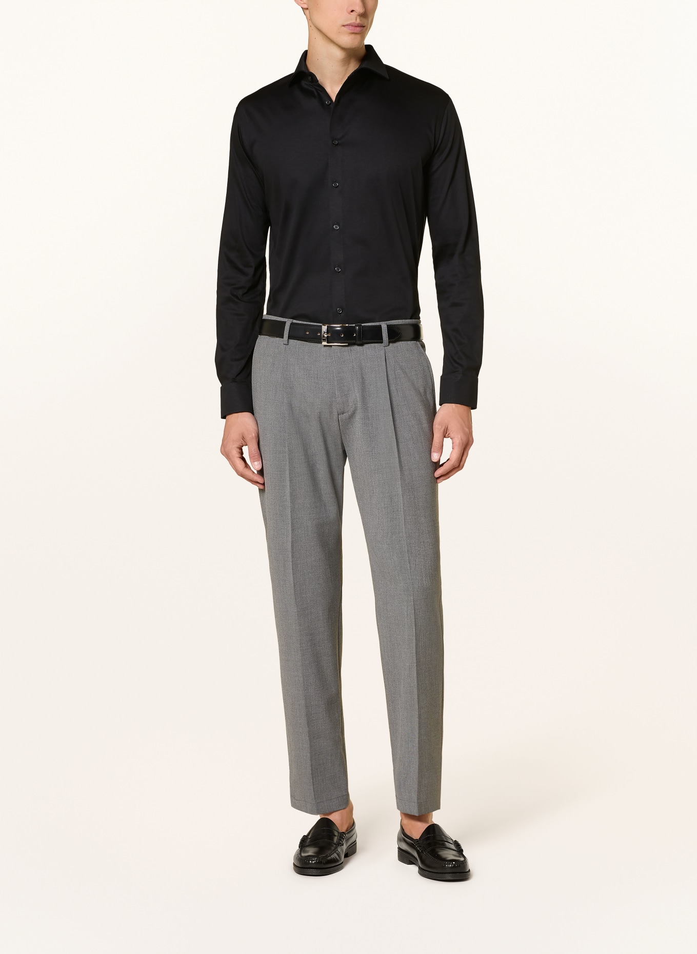 DESOTO Slim-Fit Shirt: BLACK