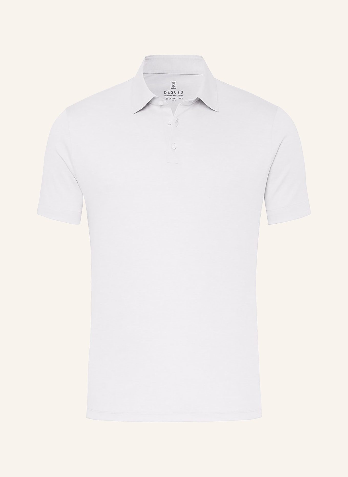 DESOTO Polo piqué: BLANC