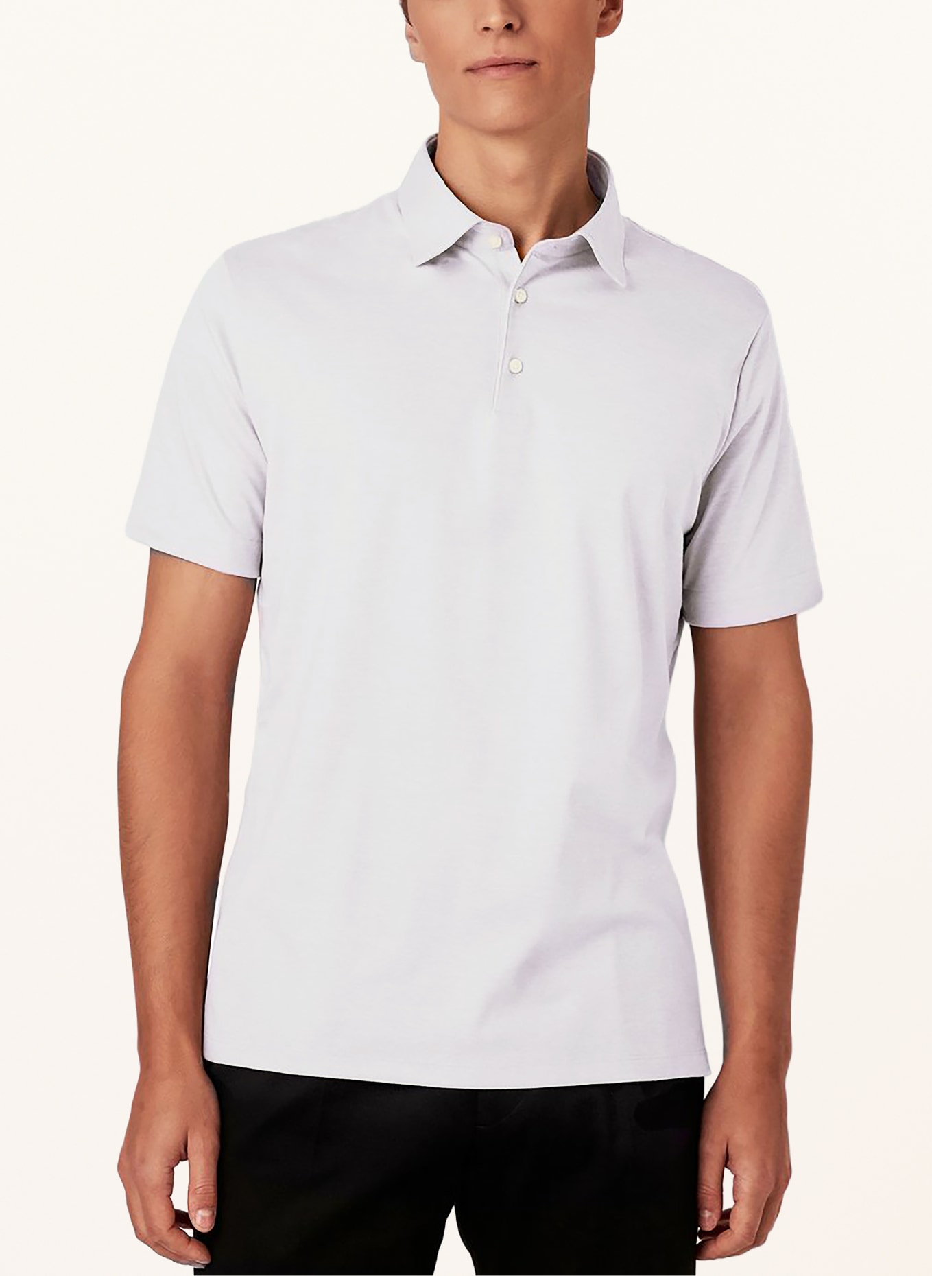 DESOTO Polo piqué: BLANC