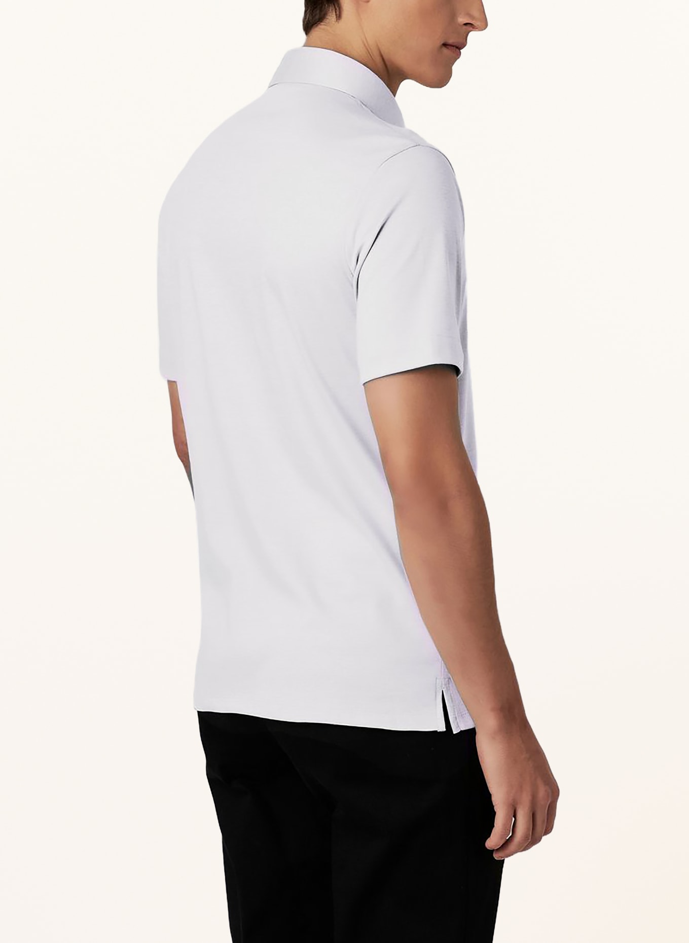 DESOTO Polo piqué: BLANC