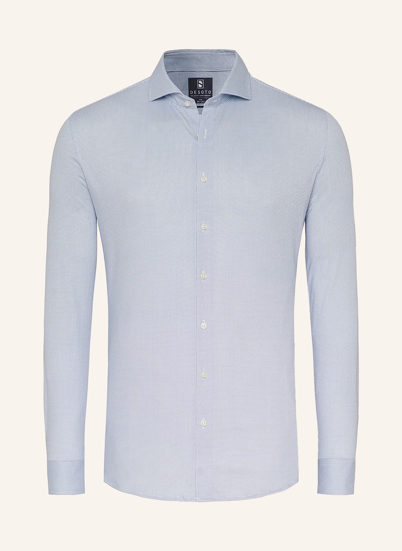 DESOTO Slim-Fit Jersey Shirt: BLUE GRAY
