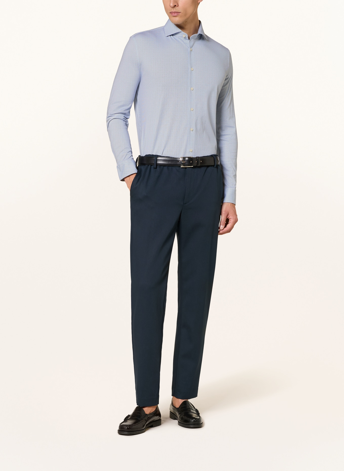 DESOTO Slim-Fit Jersey Shirt: BLUE GRAY
