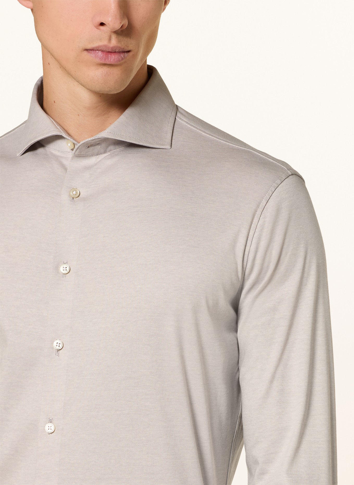 DESOTO Slim-Fit Shirt: LIGHT GRAY