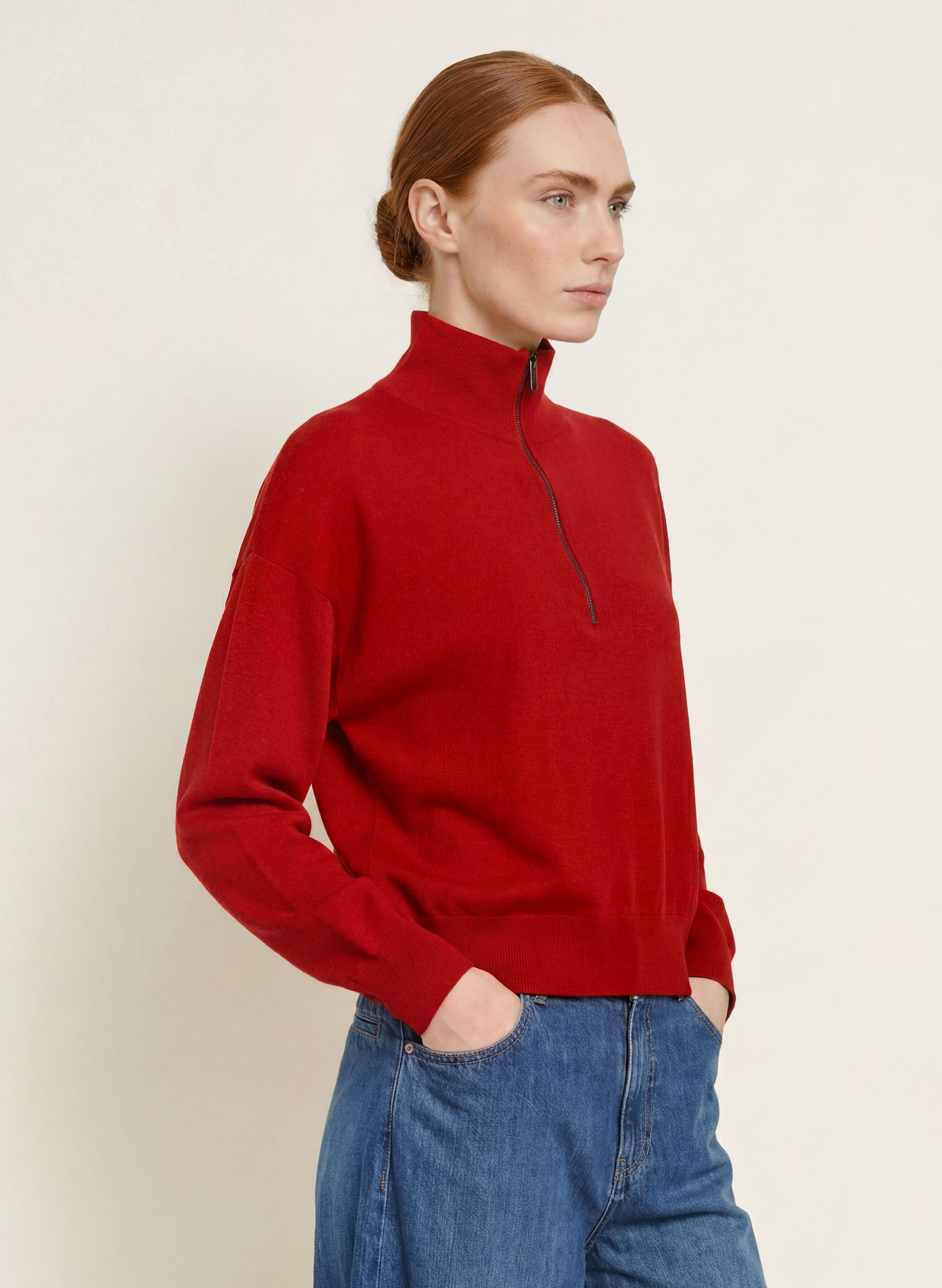 darling harbour Troyer: cranberry red