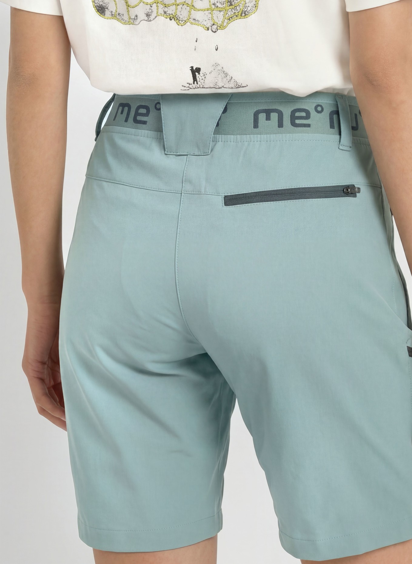 me°ru' Trekkingshorts LAKE LOUISE: BLAUWGRIJS