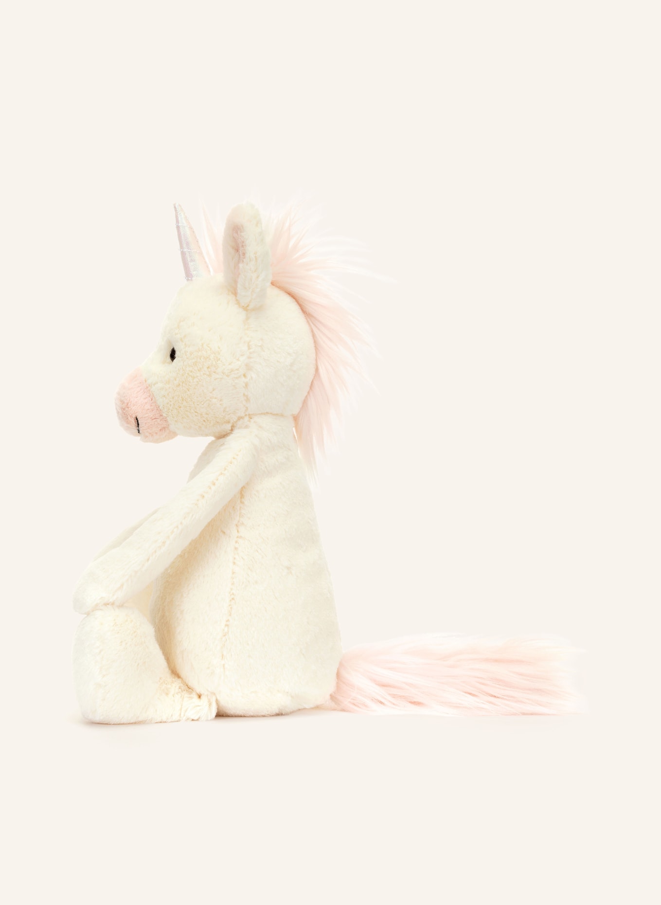 Jellycat Jouet en peluche BASHFUL UNICORN ORIGINAL: CRÈME / ROSE CLAIR