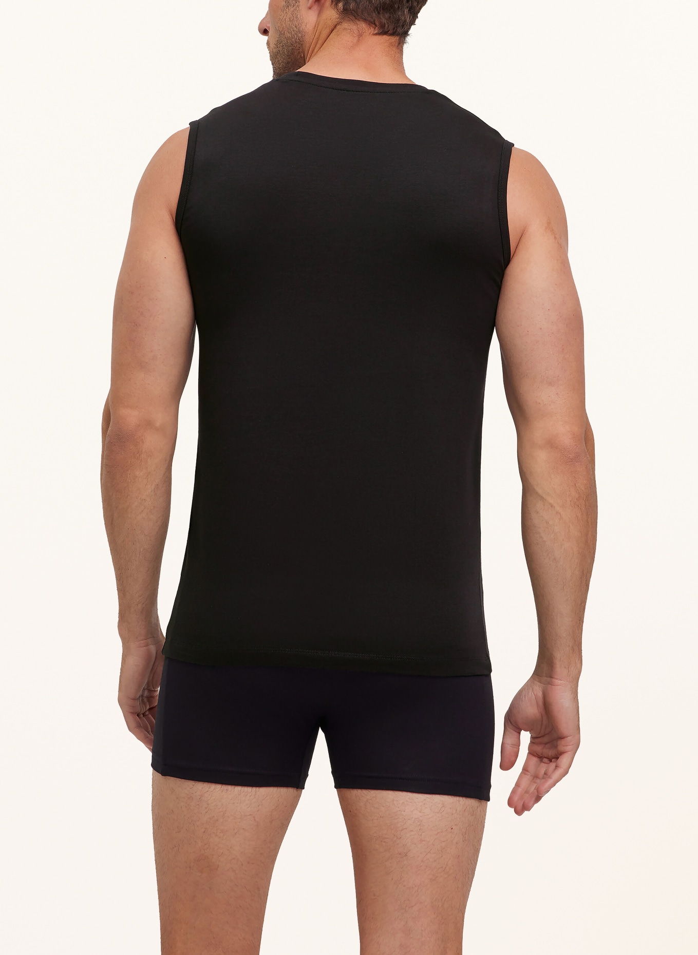 FALKE 2-Pack DAILY COMFORT Undershirts: BLACK