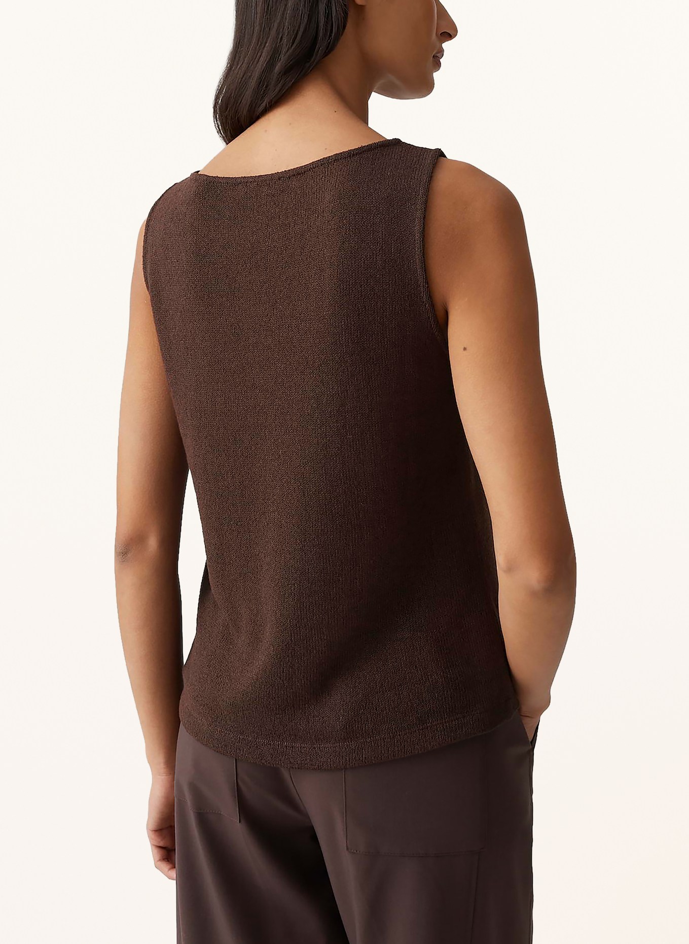 OPUS Stricktop ILONKI: DUNKELBRAUN