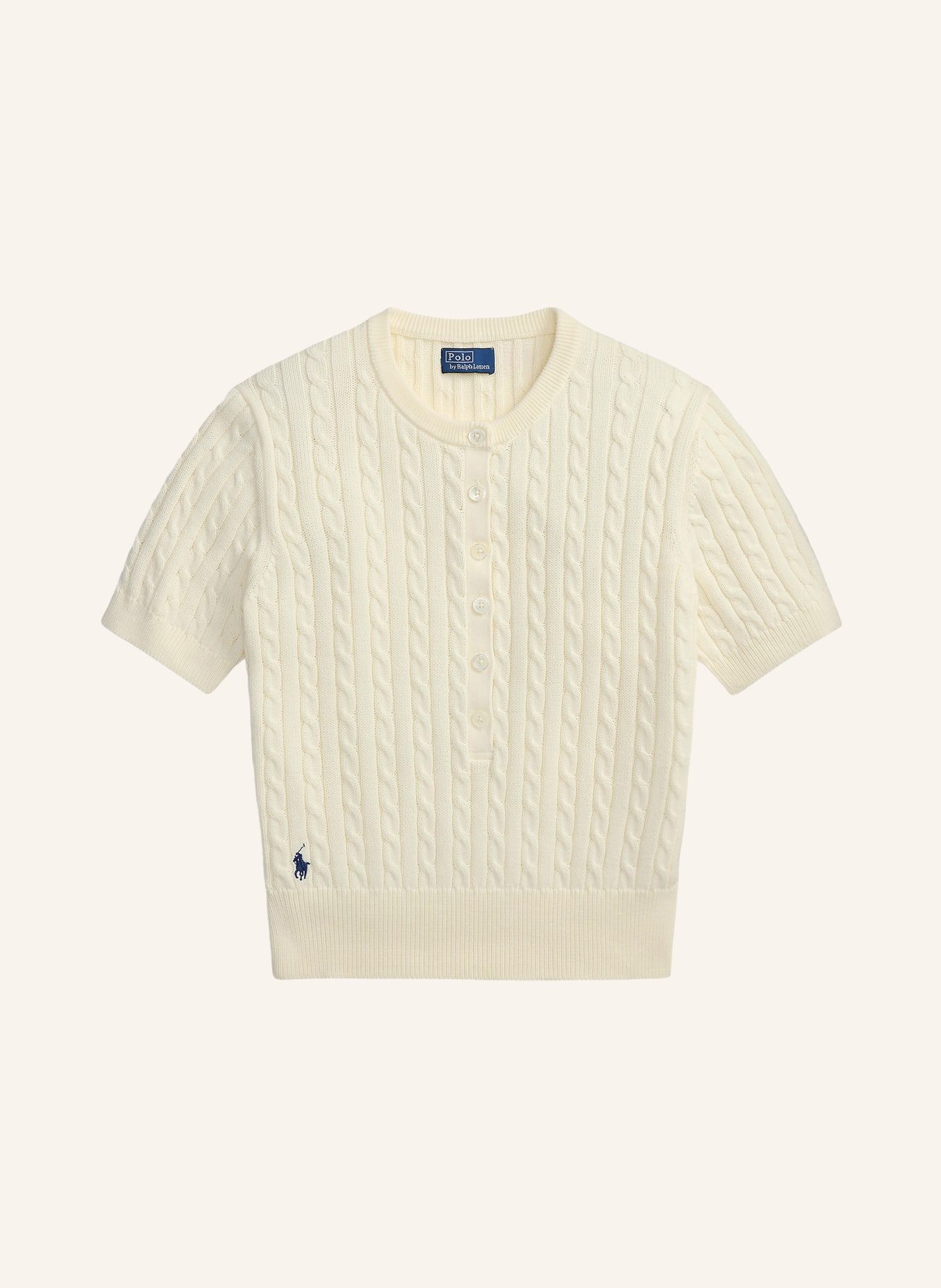 POLO RALPH LAUREN Strickshirt: CREME