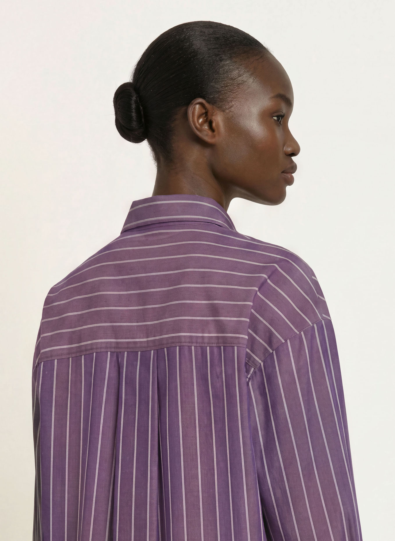 lilienfels Shirt blouse: PURPLE / ECRU