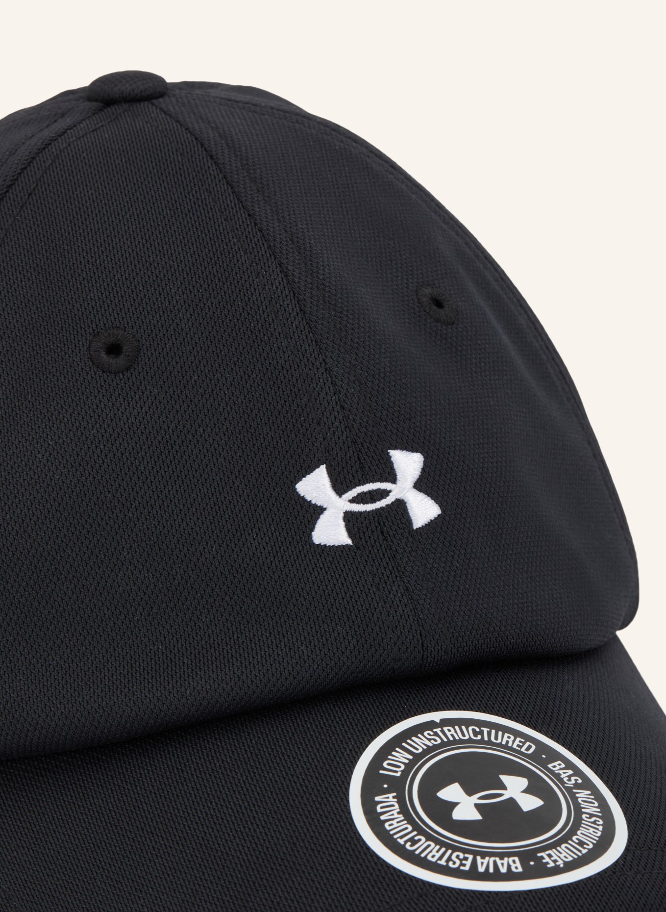 UNDER ARMOUR UA BLITZING LOW Cap: BLACK