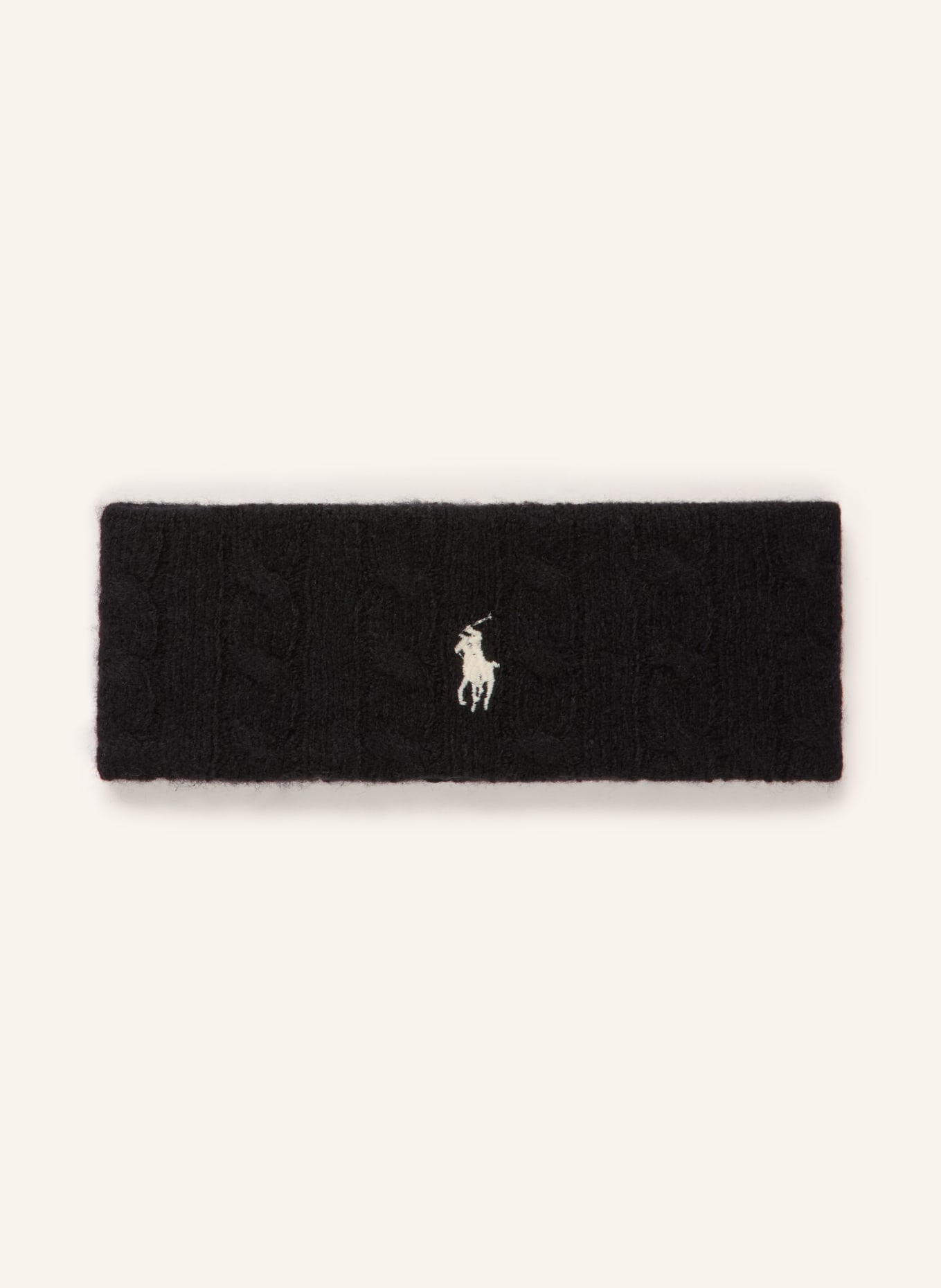 POLO RALPH LAUREN Stirnband: SCHWARZ