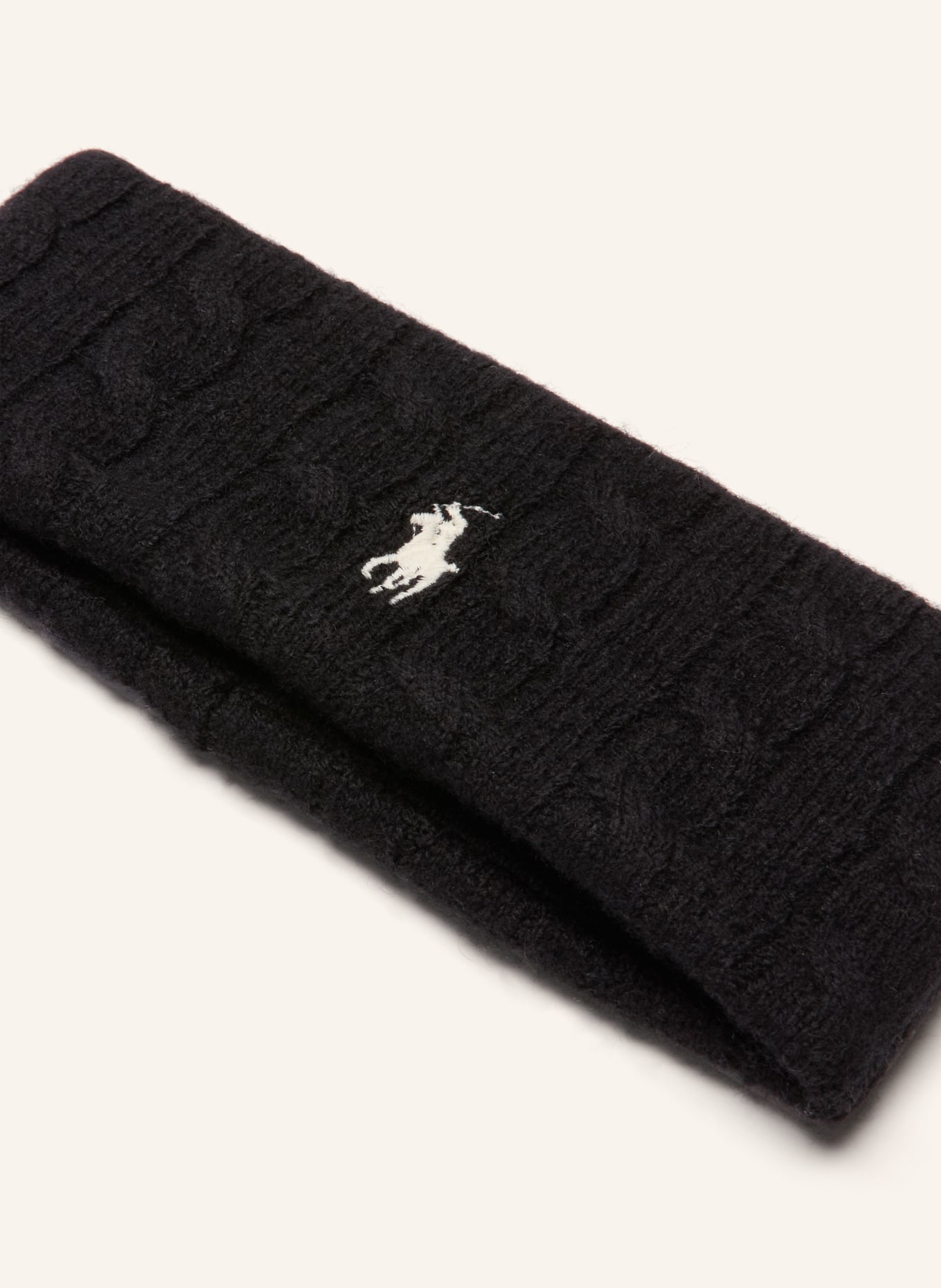 POLO RALPH LAUREN Stirnband: SCHWARZ