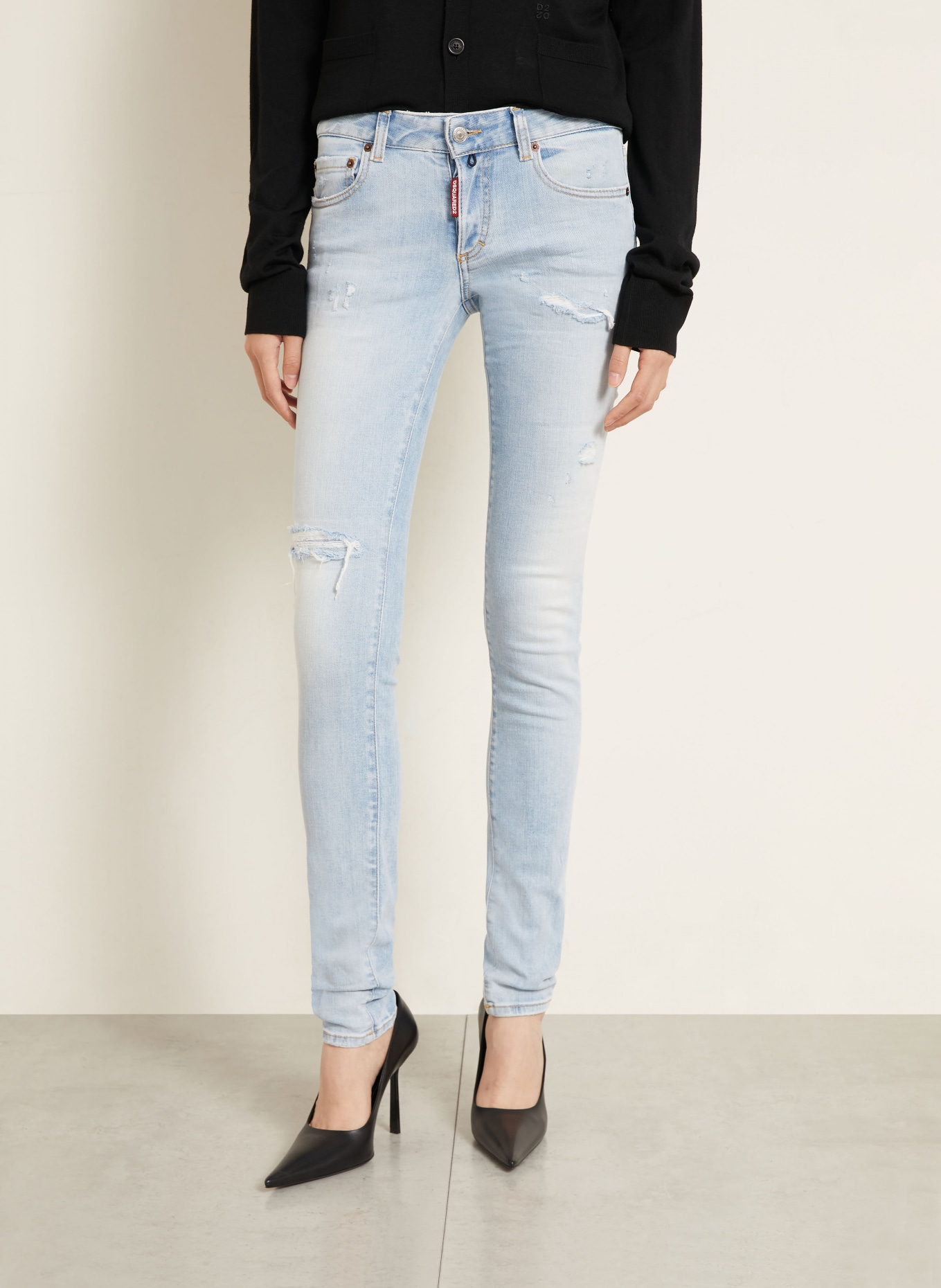 DSQUARED2 Skinny Jeans: 470 NAVY BLUE