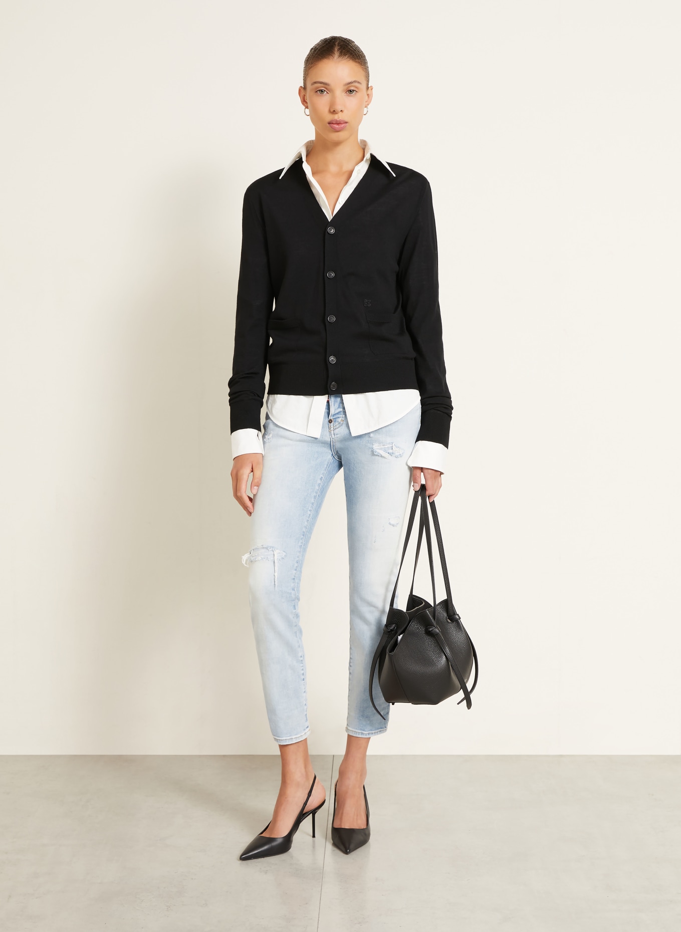 DSQUARED2 Skinny jeans TEDDY: 470 NAVY BLUE