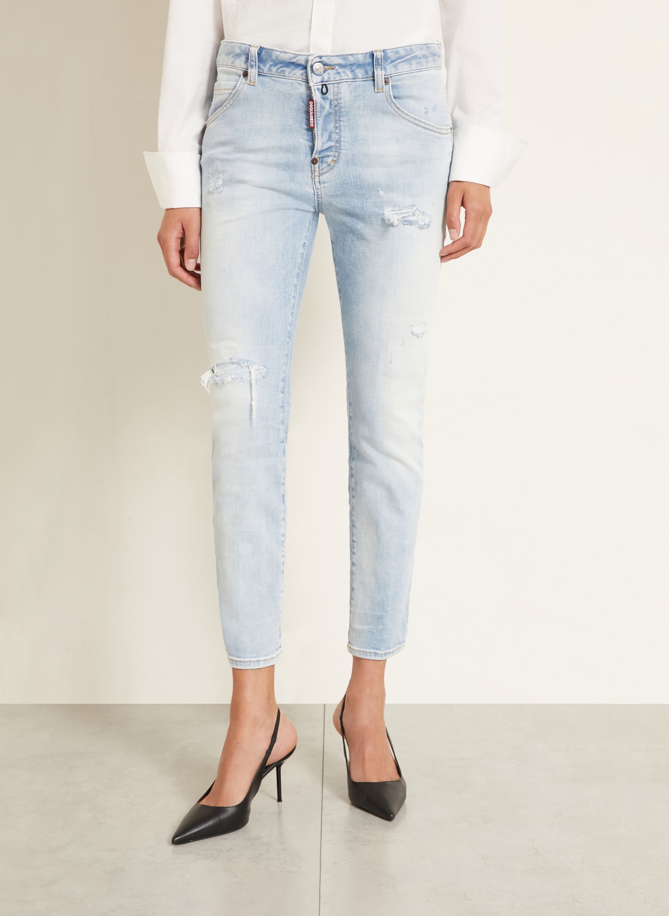 DSQUARED2 Skinny jeans TEDDY: 470 NAVY BLUE