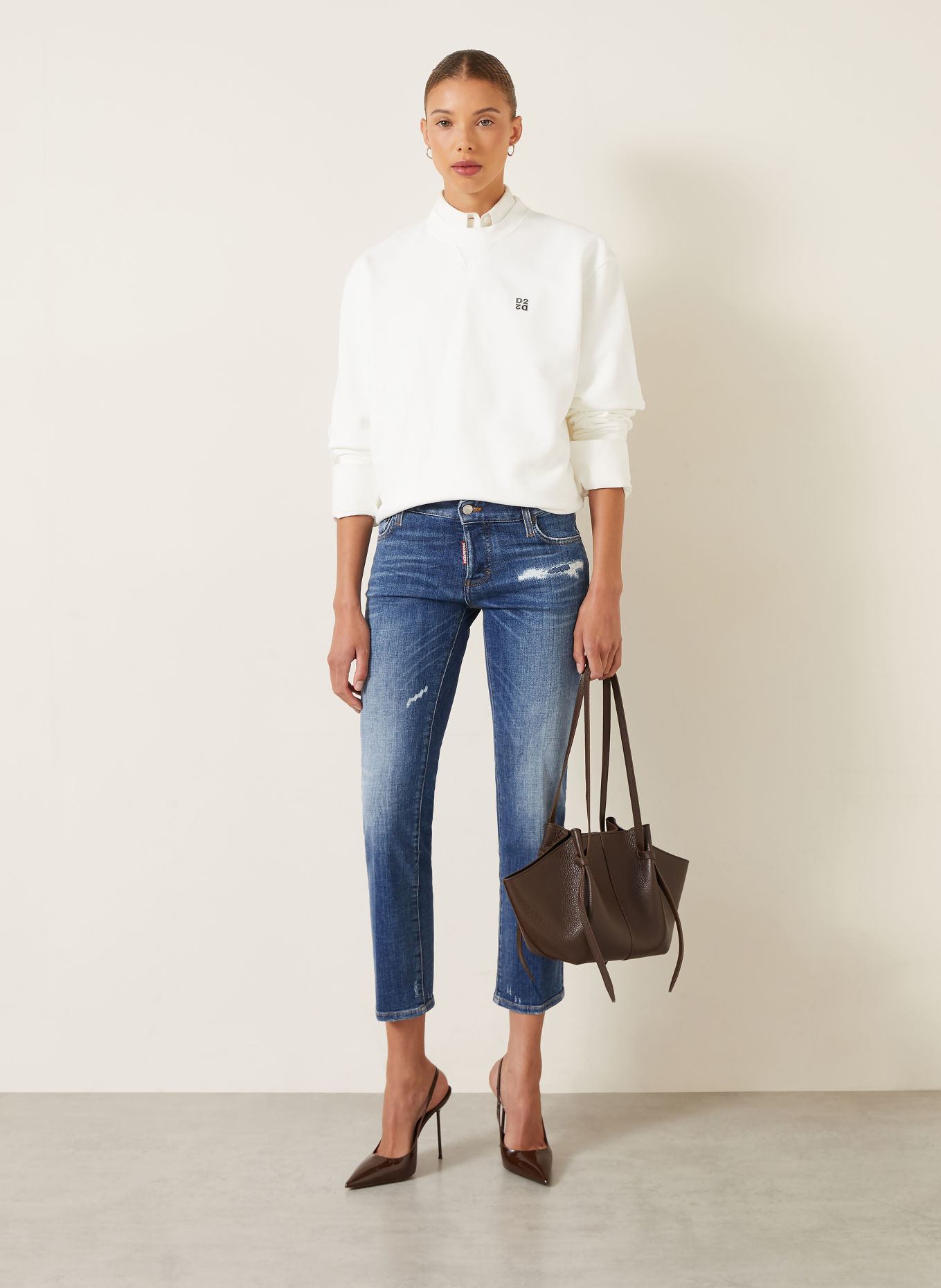 DSQUARED2 JENNA Skinny jeans: 470 NAVY BLUE