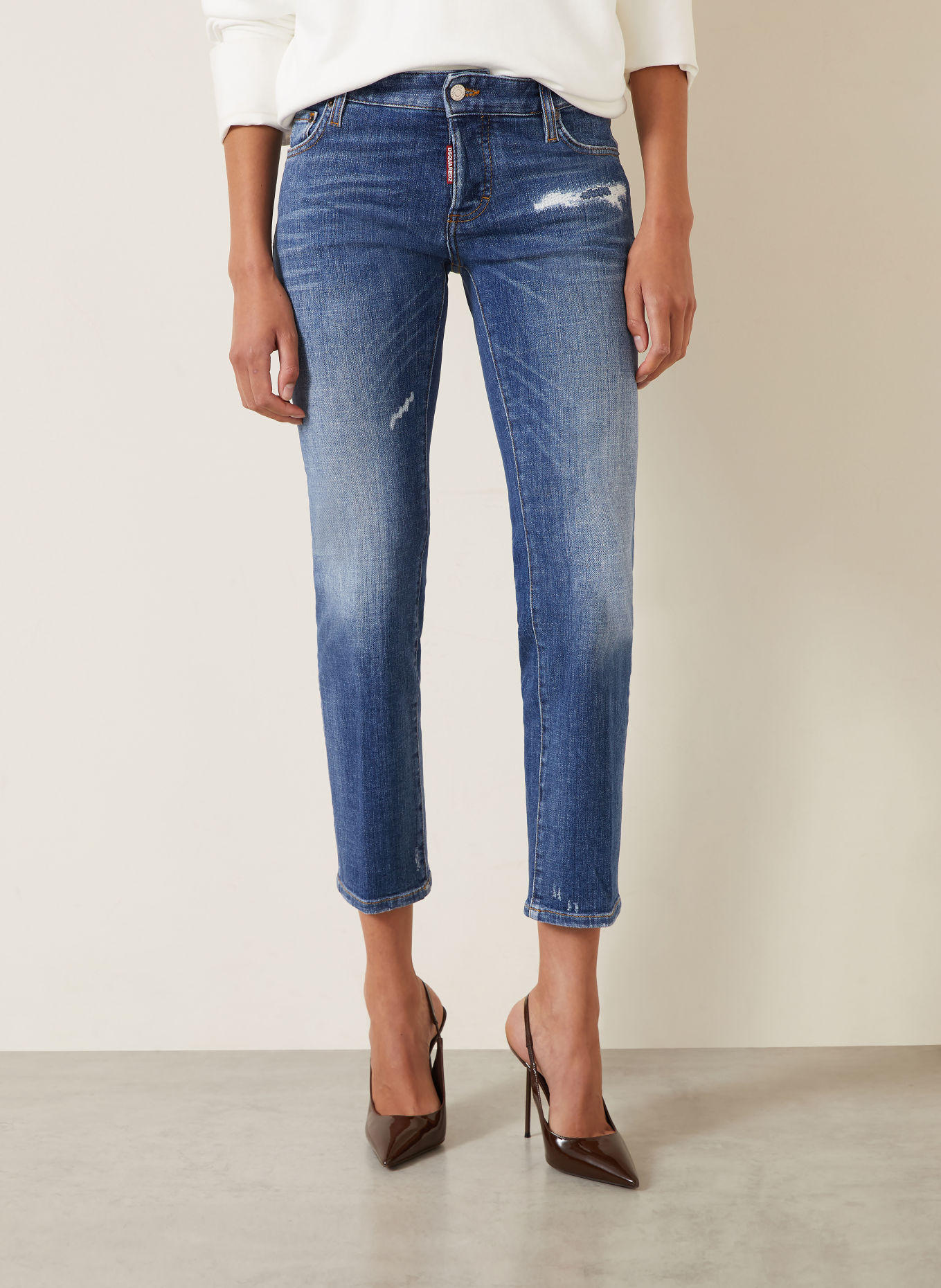 DSQUARED2 JENNA Skinny jeans: 470 NAVY BLUE