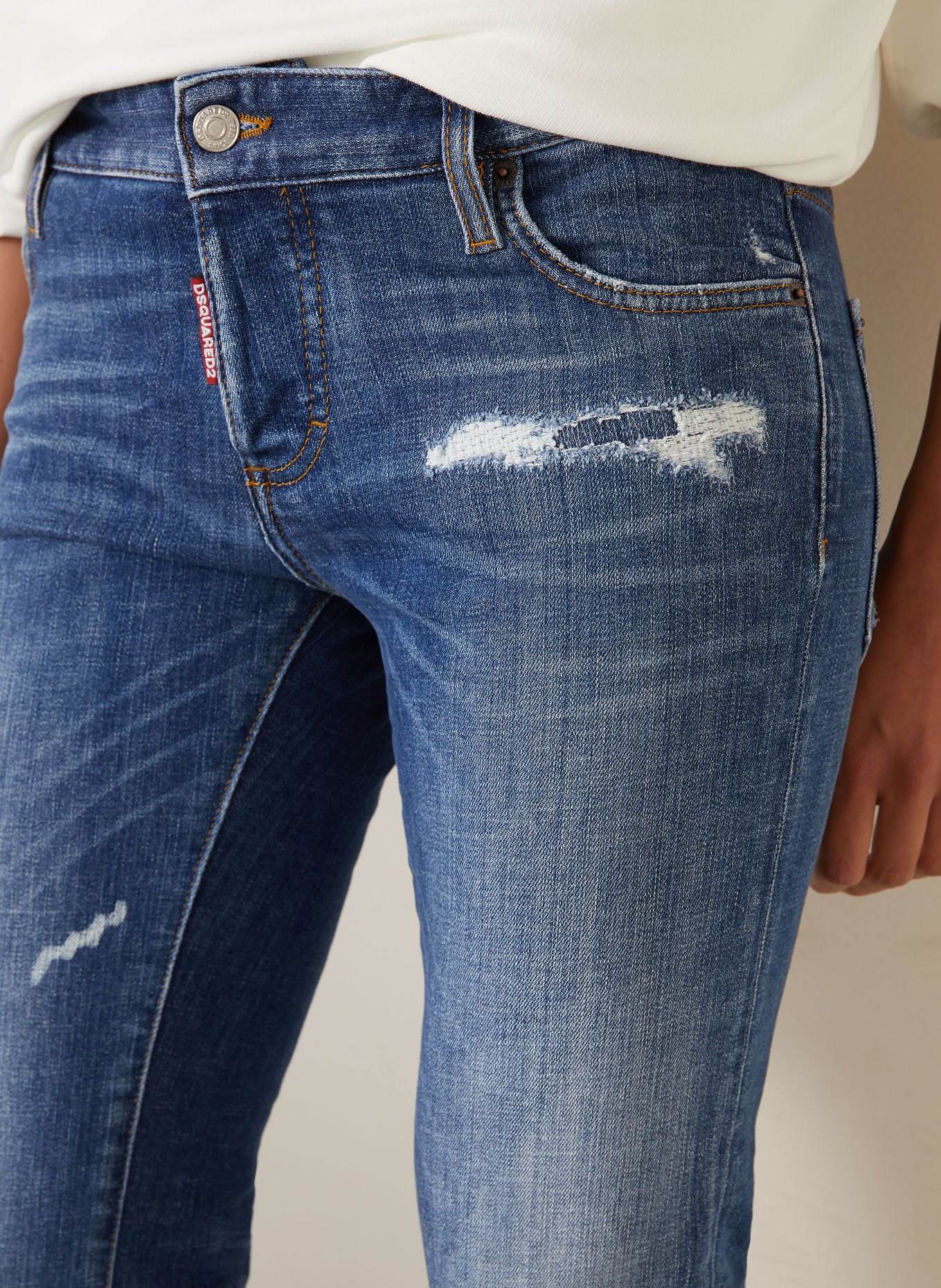DSQUARED2 JENNA Skinny jeans: 470 NAVY BLUE