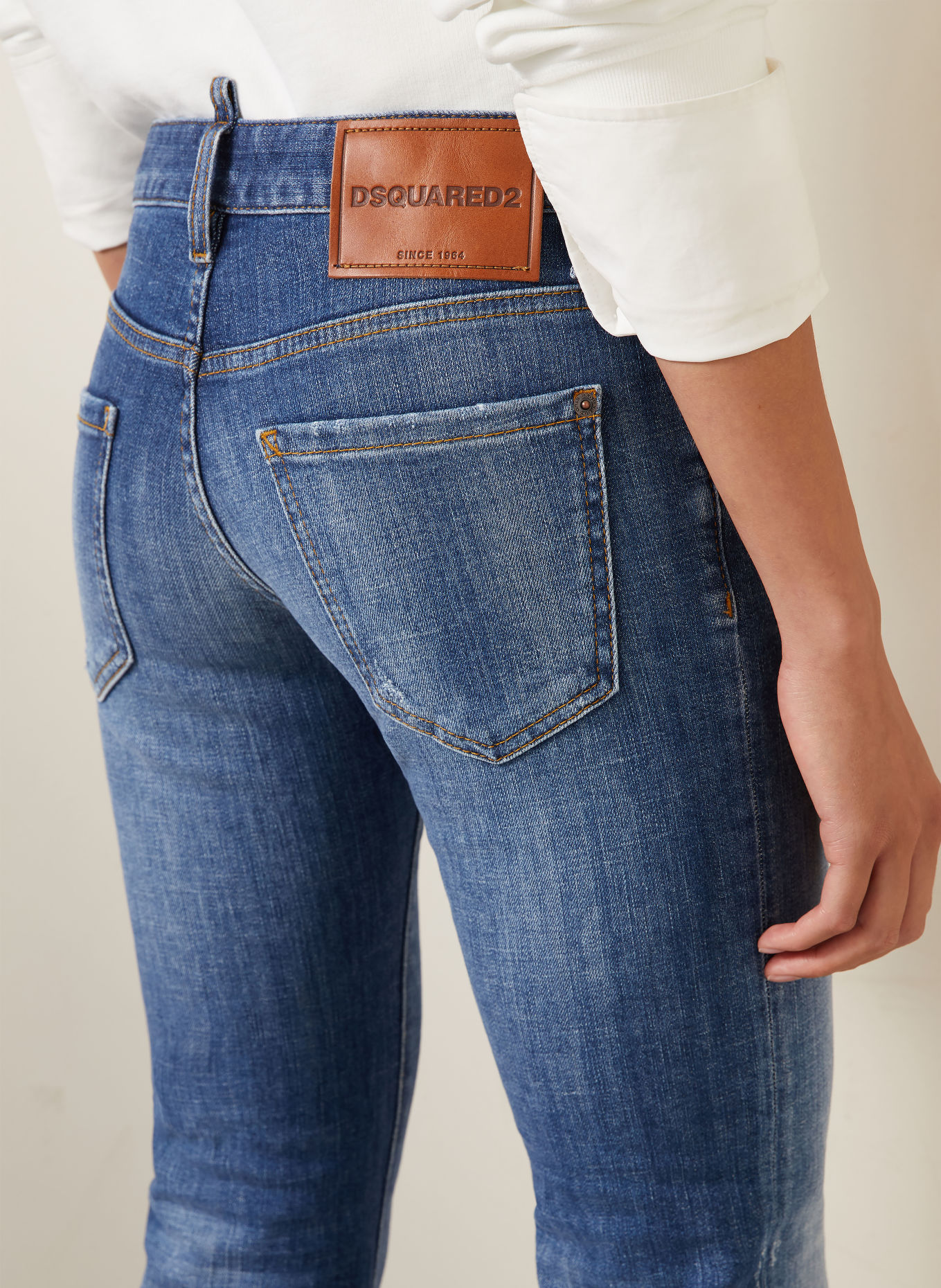 DSQUARED2 JENNA Skinny jeans: 470 NAVY BLUE