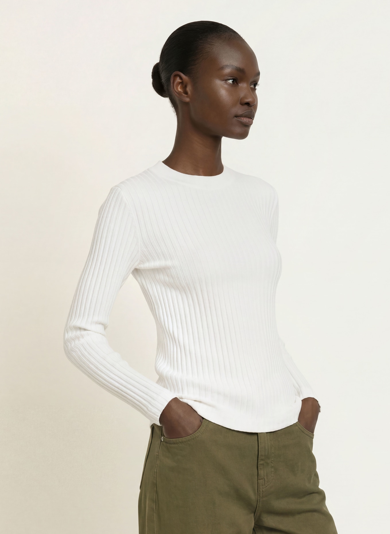 lilienfels Longsleeve: WEISS