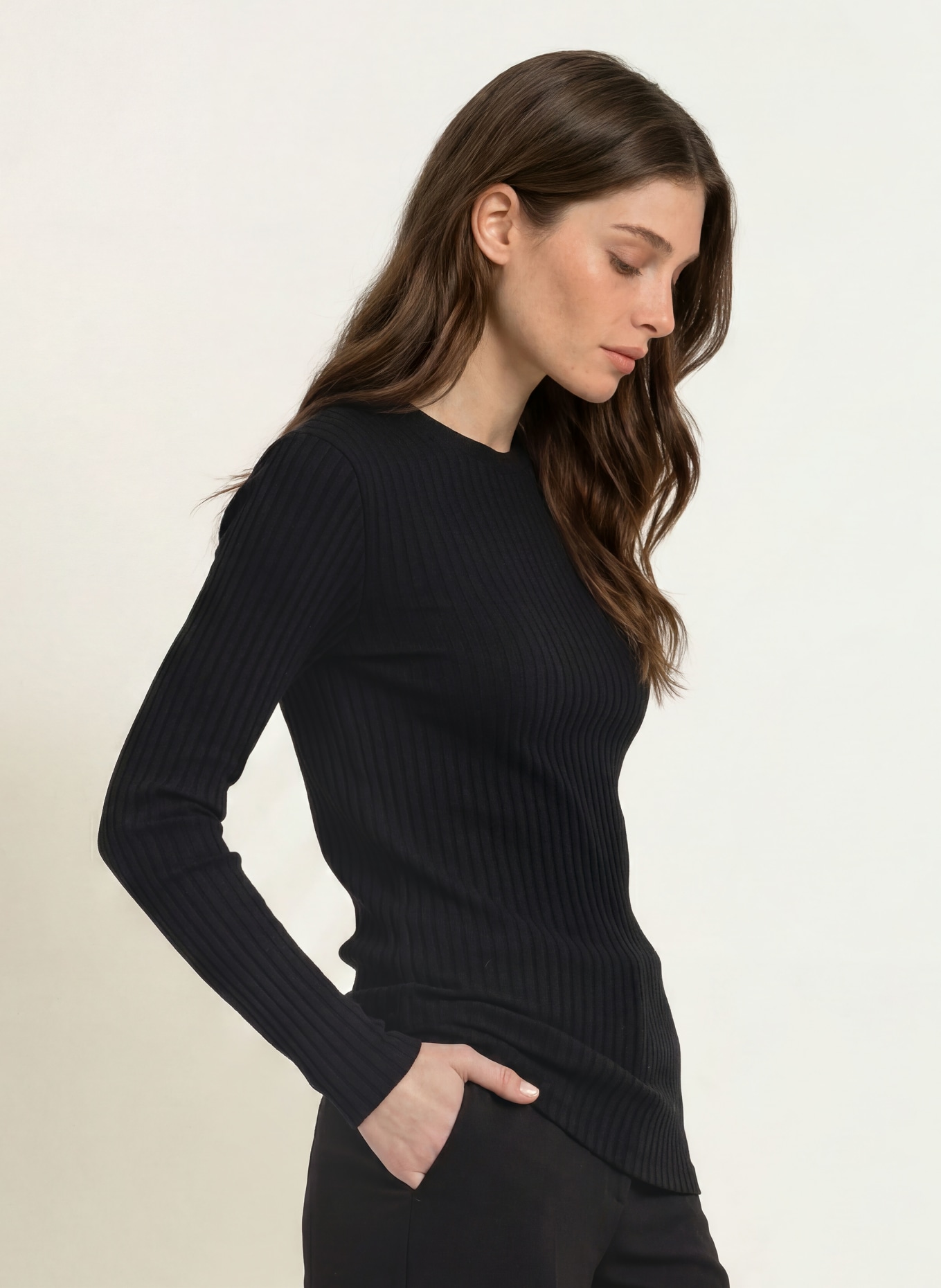 lilienfels Longsleeve: SCHWARZ