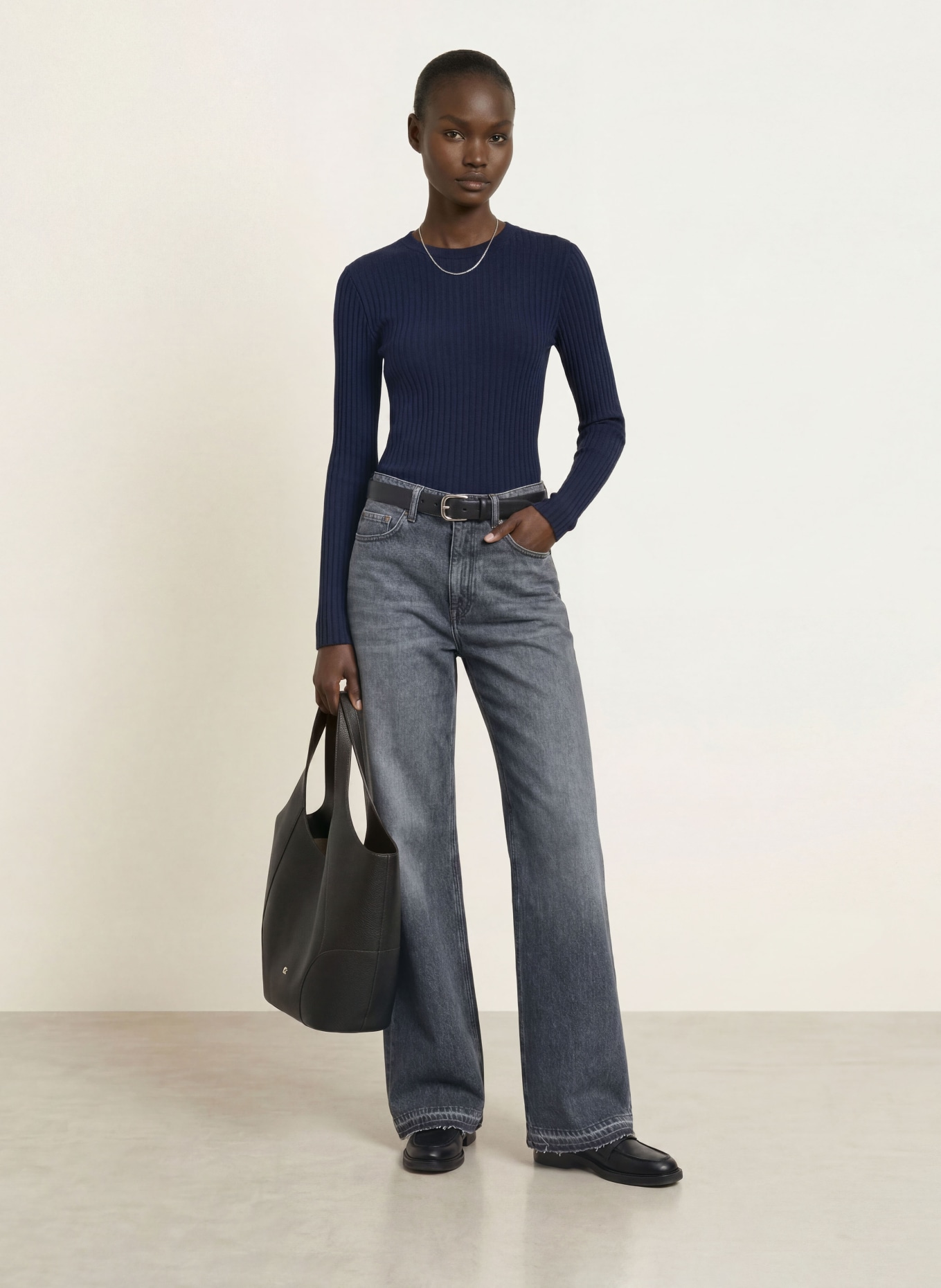 lilienfels Longsleeve: DUNKELBLAU