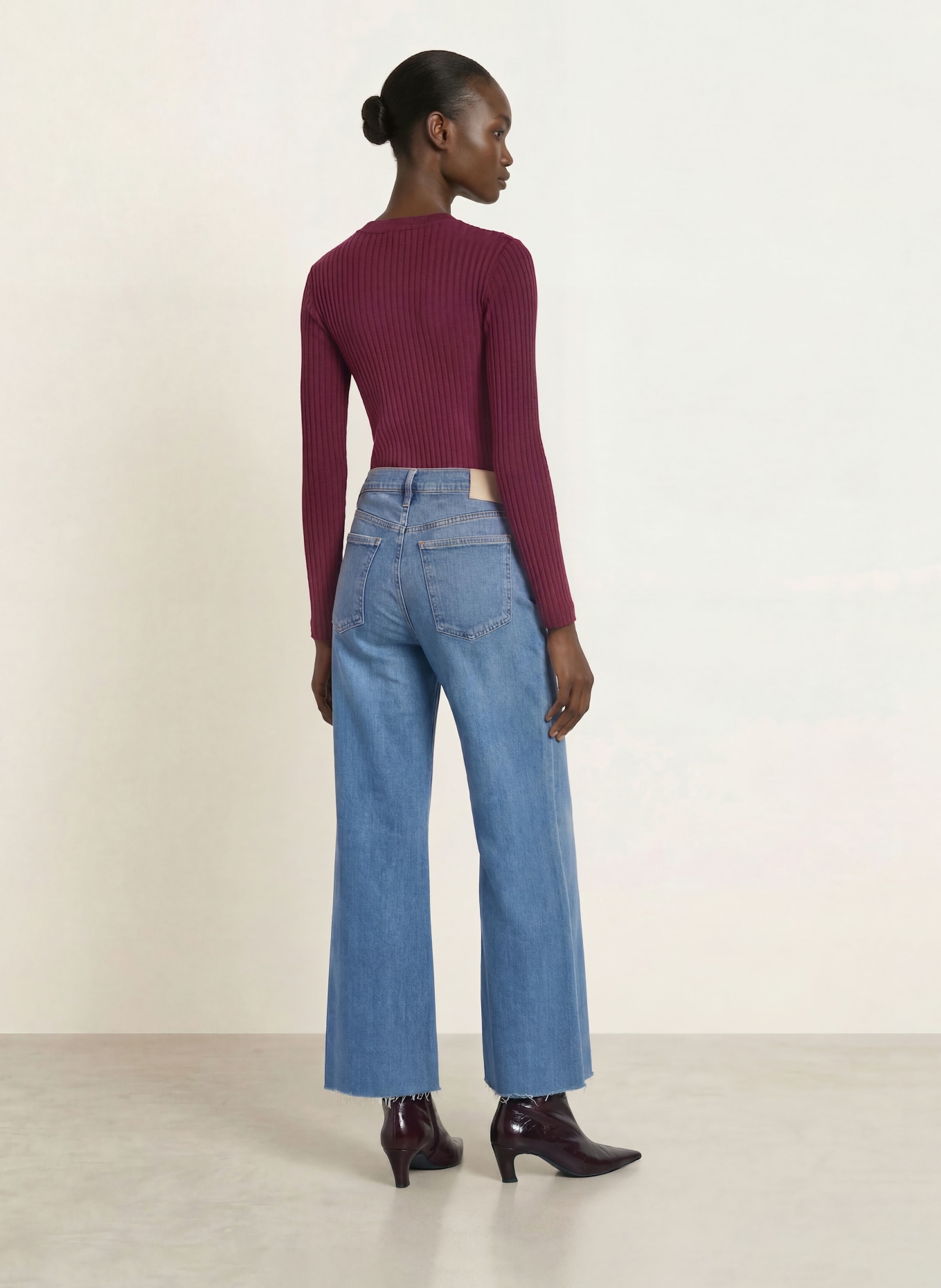 lilienfels Longsleeve: DUNKELLILA