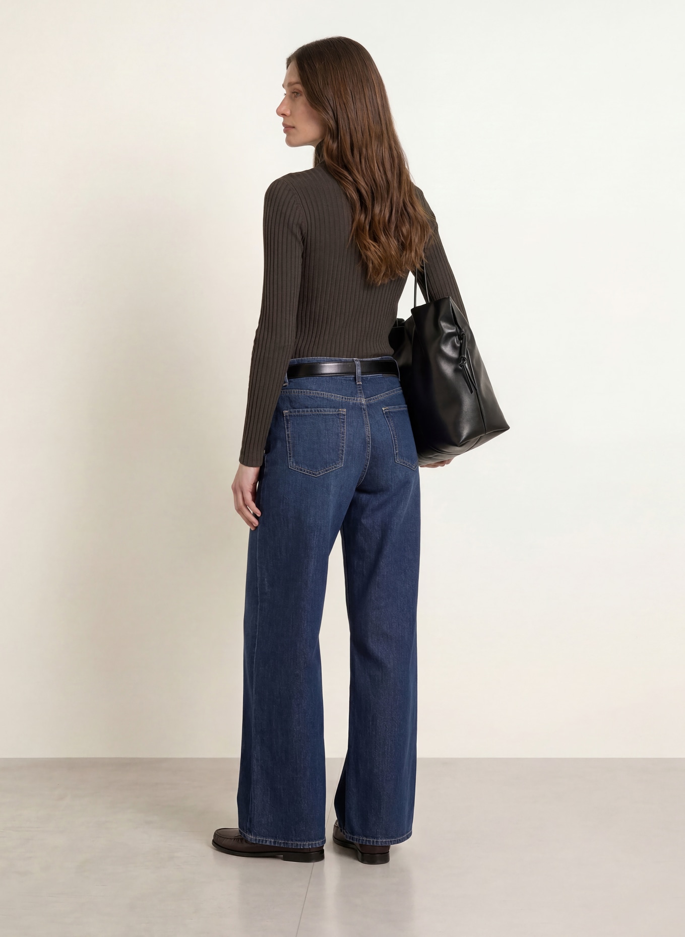 lilienfels Turtleneck top: DARK BROWN