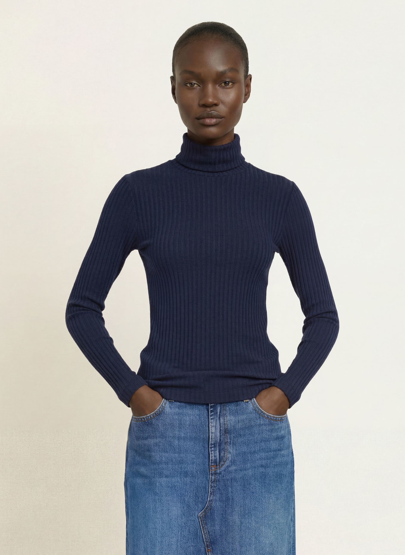 lilienfels Rollkragenshirt: DUNKELBLAU