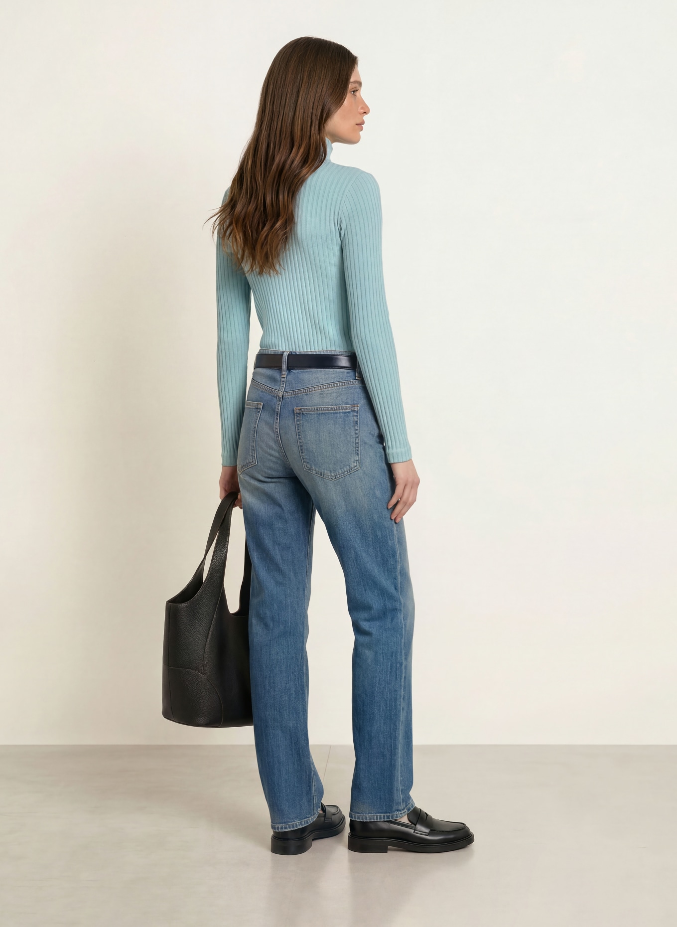 lilienfels Rollkragenshirt: HELLBLAU