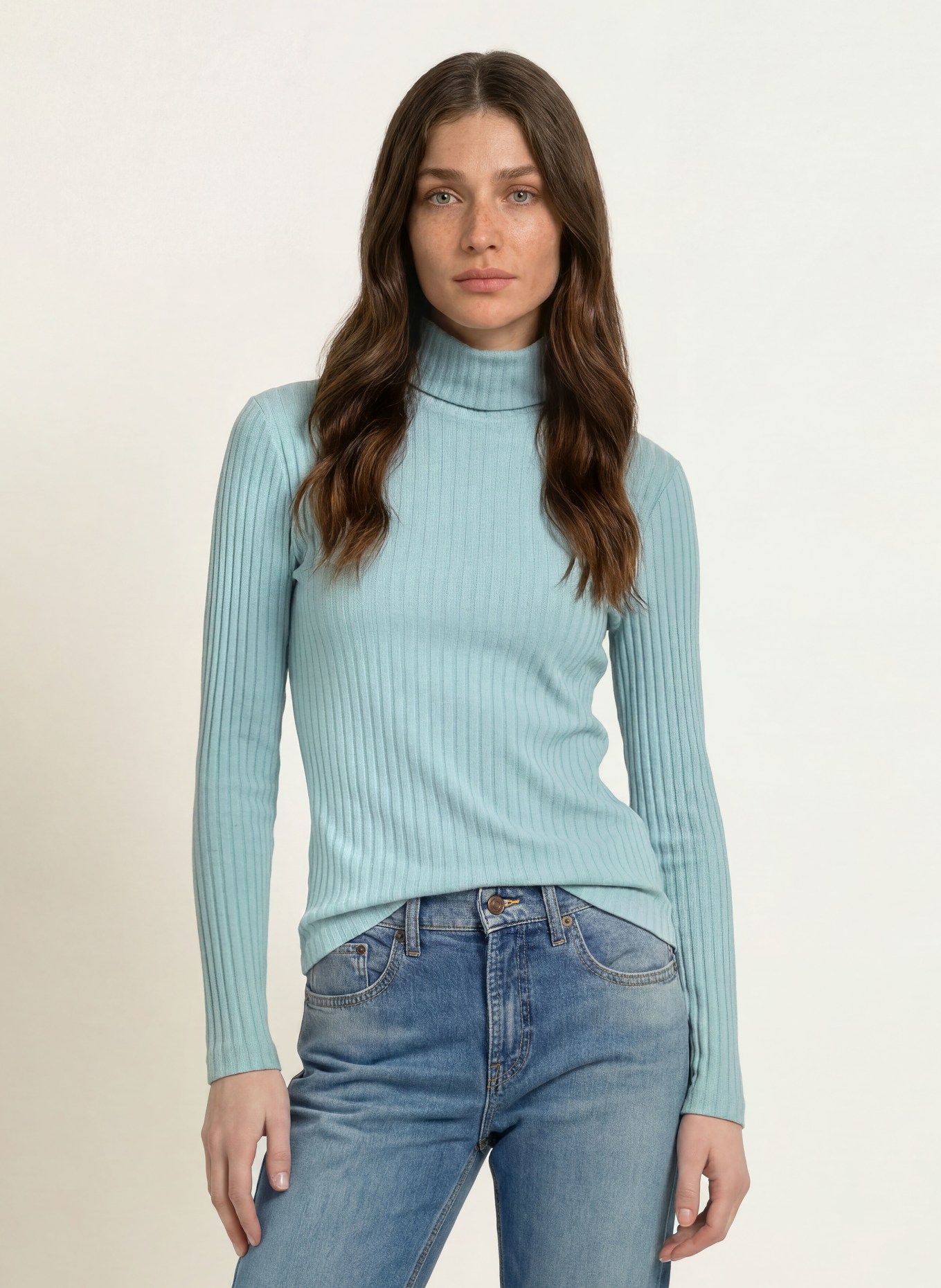 lilienfels Rollkragenshirt: HELLBLAU