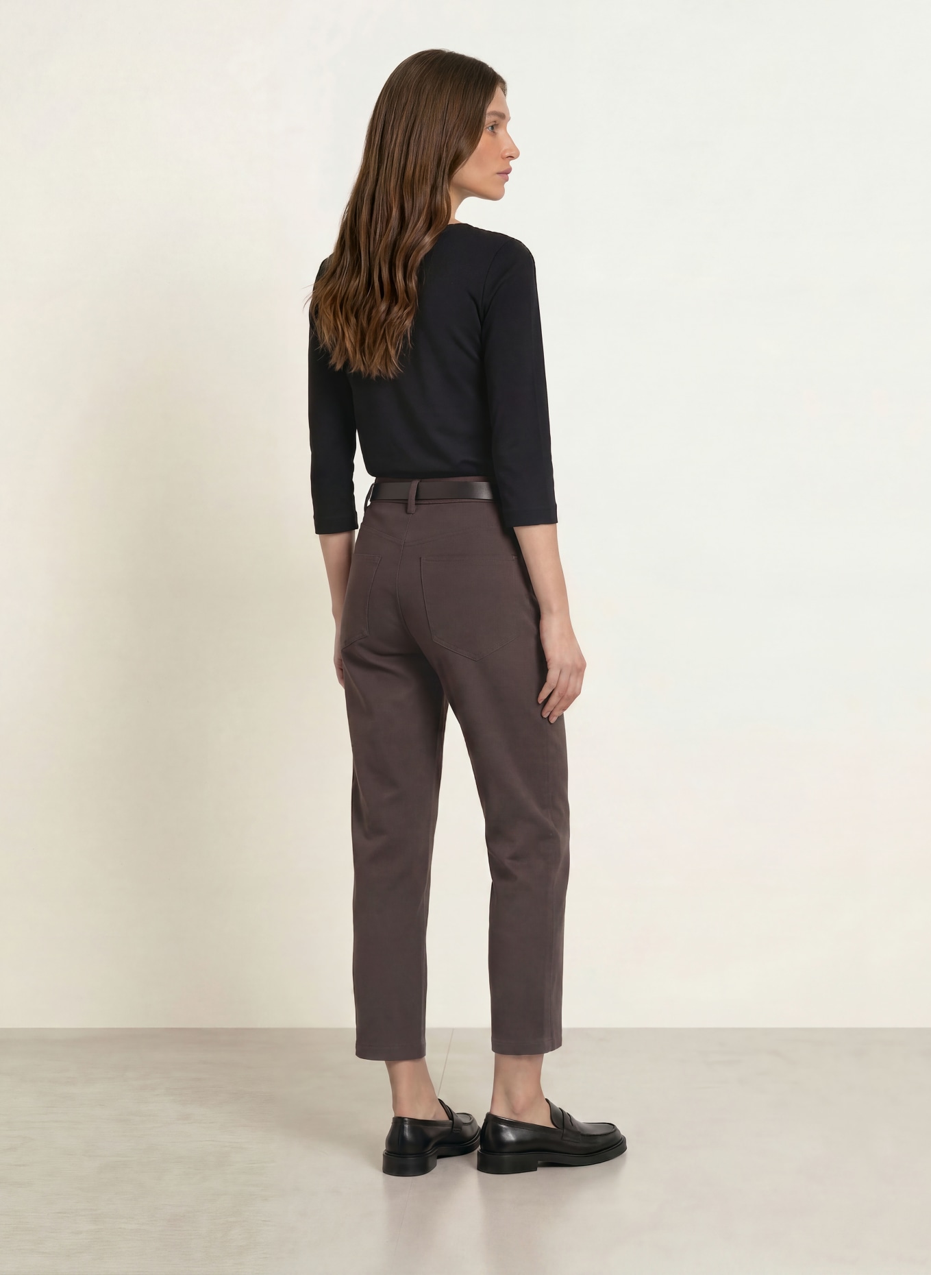 lilienfels Shirt mit 3/4-Arm: SCHWARZ