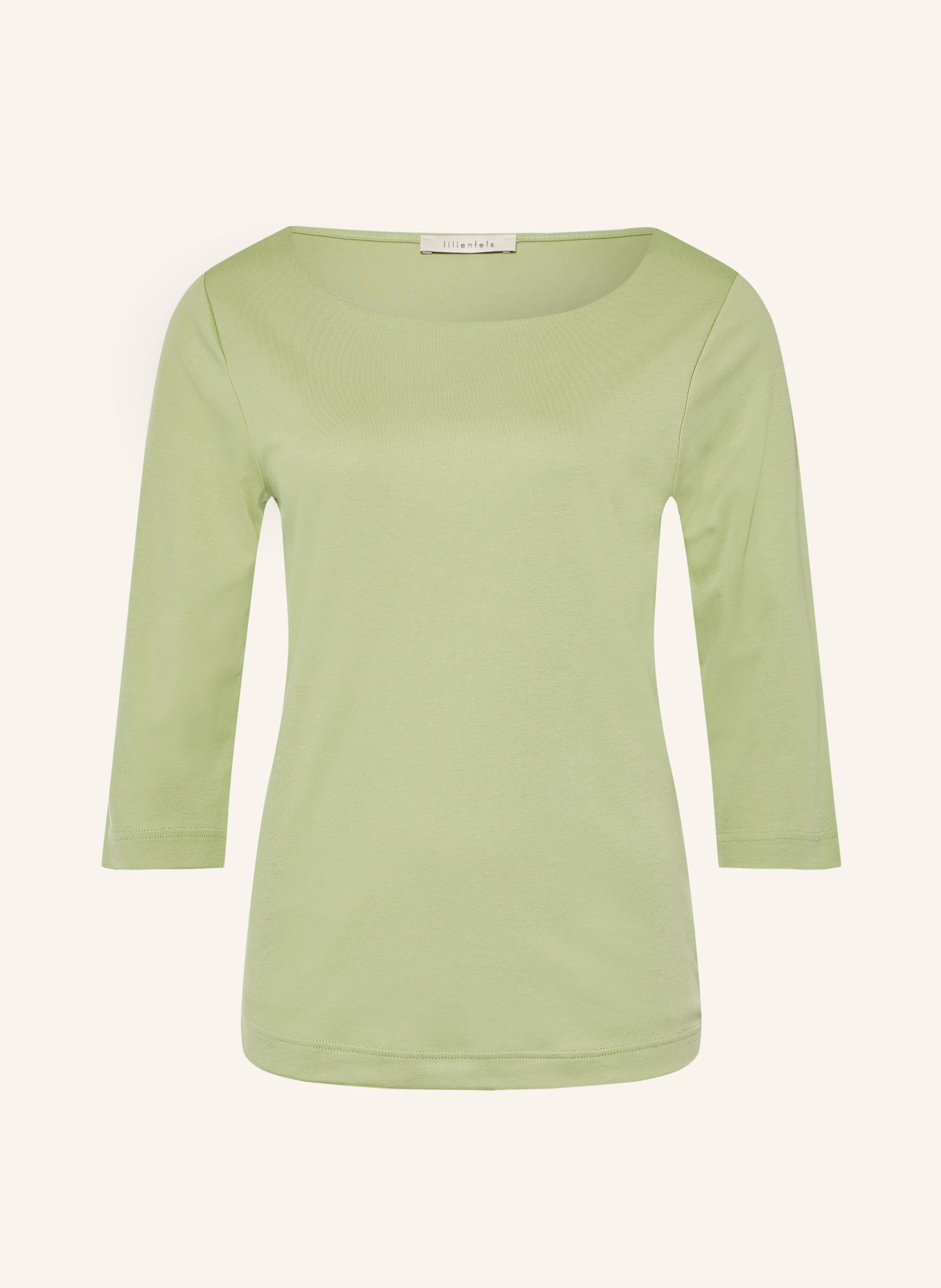 lilienfels T-shirt med 3/4-ärmar: LJUSGRÖN
