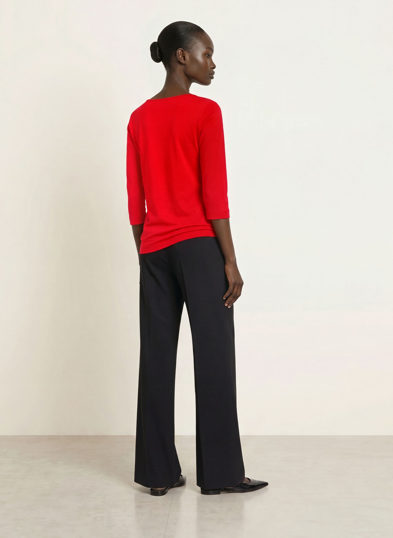lilienfels Shirt with 3/4 sleeves: RED