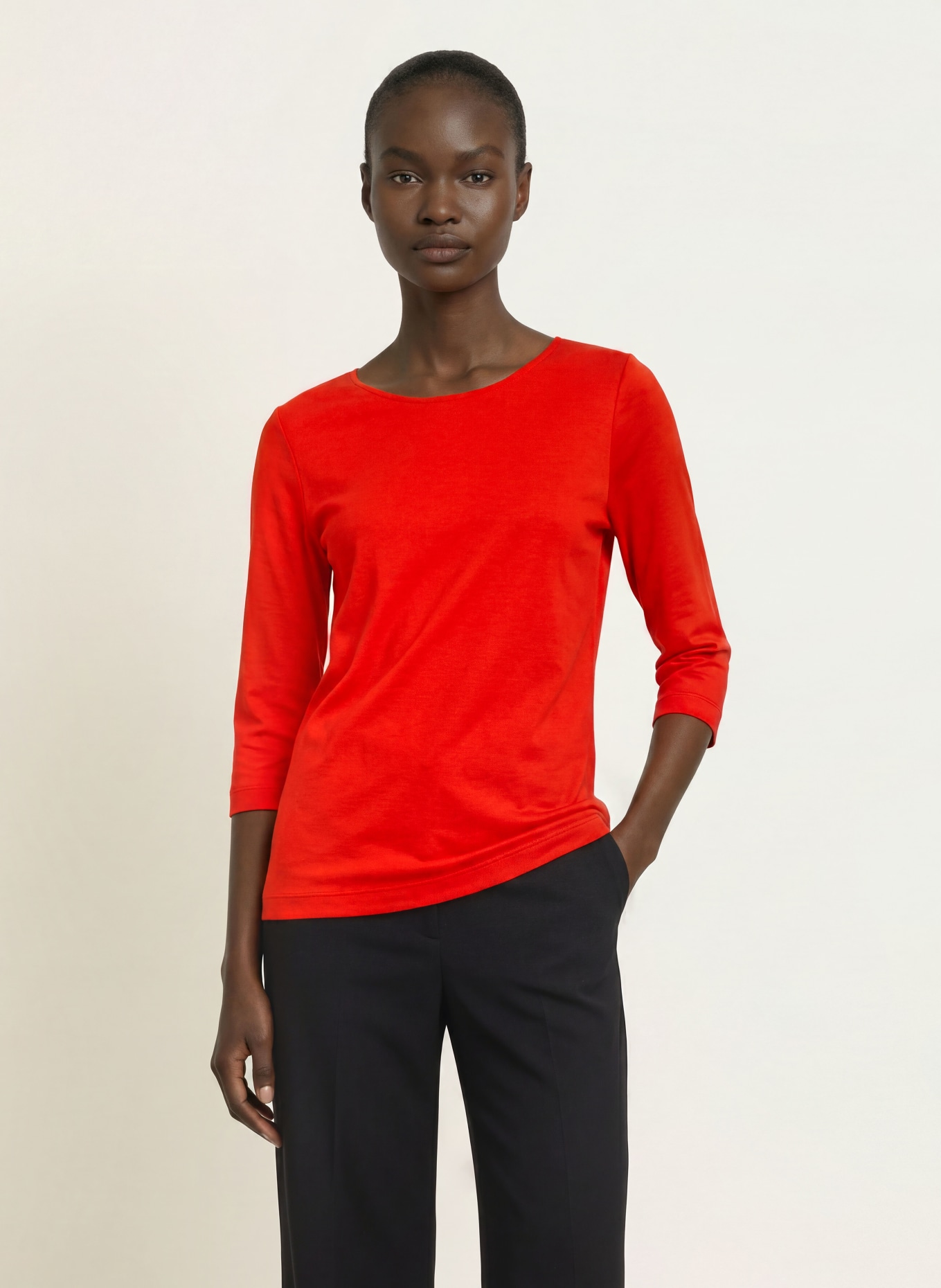 lilienfels Shirt with 3/4 sleeves: RED