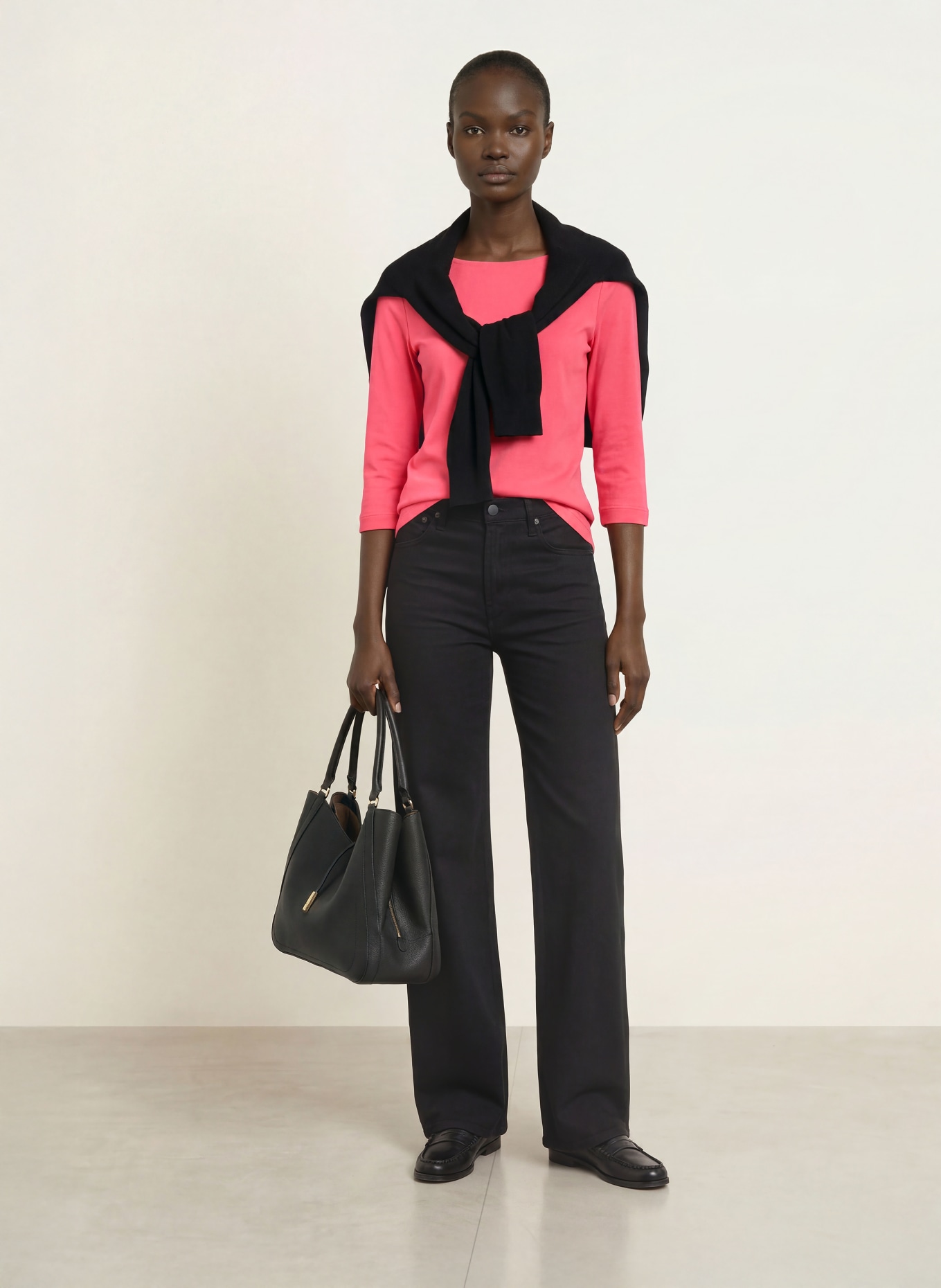 lilienfels Shirt mit 3/4-Arm: PINK